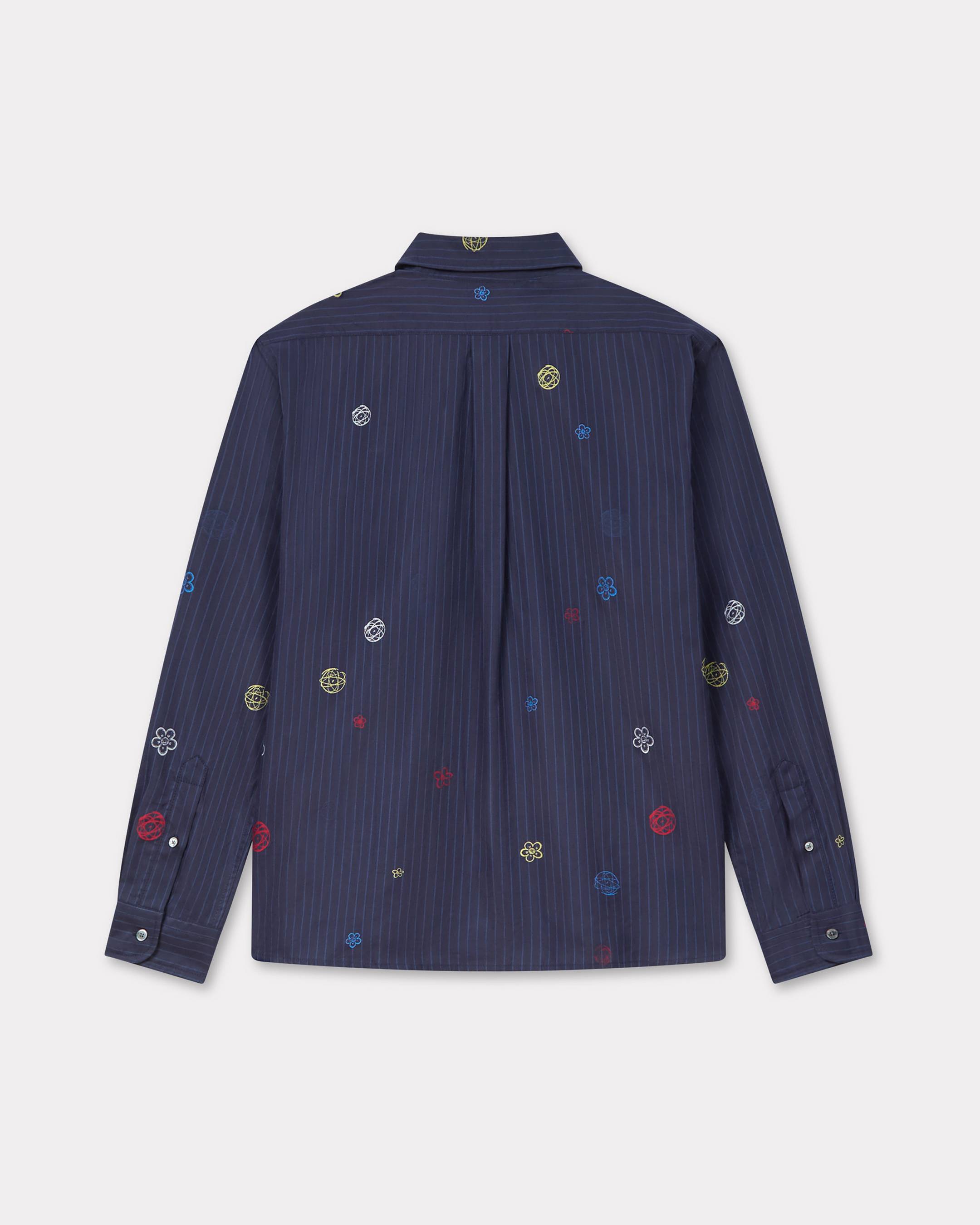 Camisa informal de popelín de algodón bordada 'Kenzo x Futura 2000'