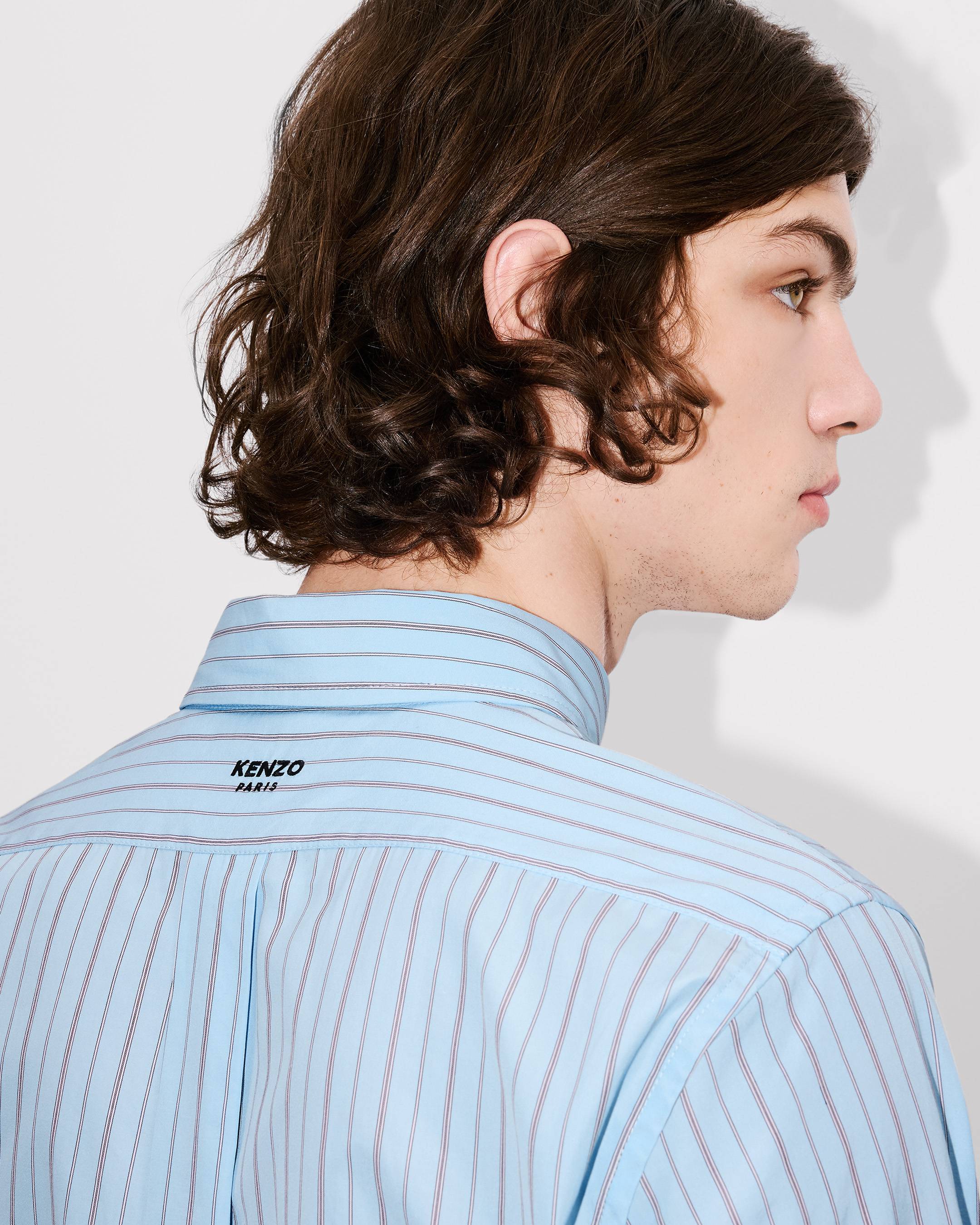 Boke Flower' エンブロイダリー カジュアル シャツ