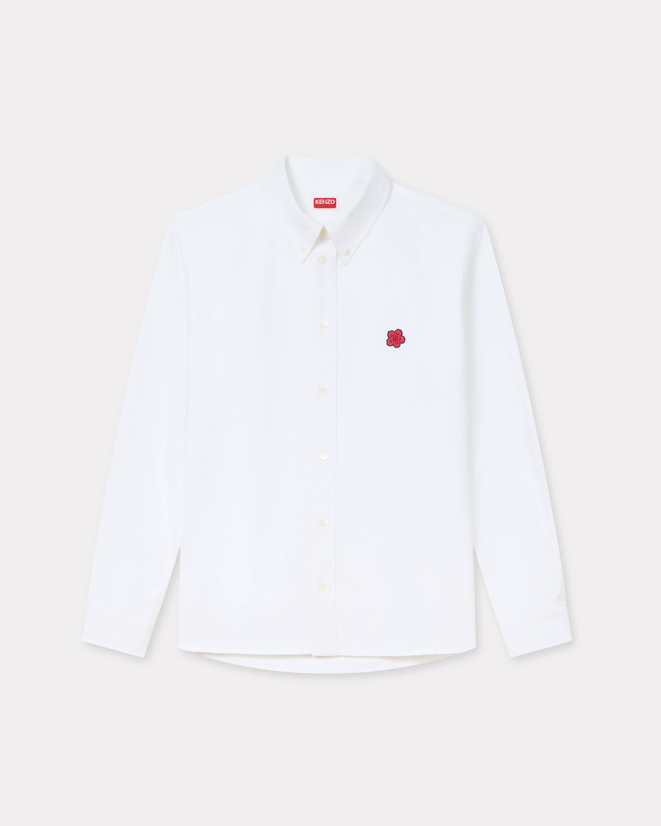 Boke Flower' エンブロイダリー カジュアル オックスフォード シャツ