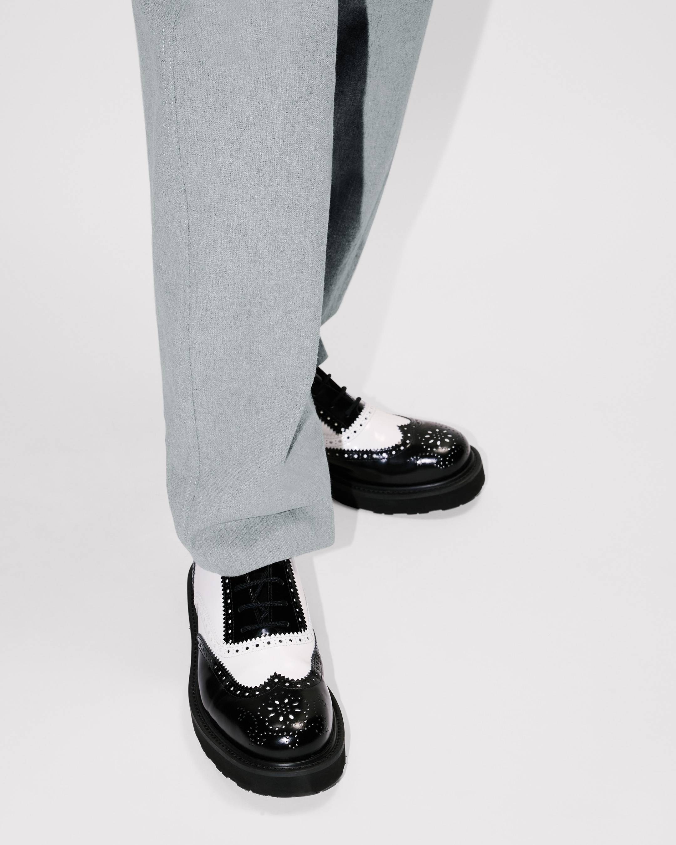 'KENZO Ukio' brogue in leather