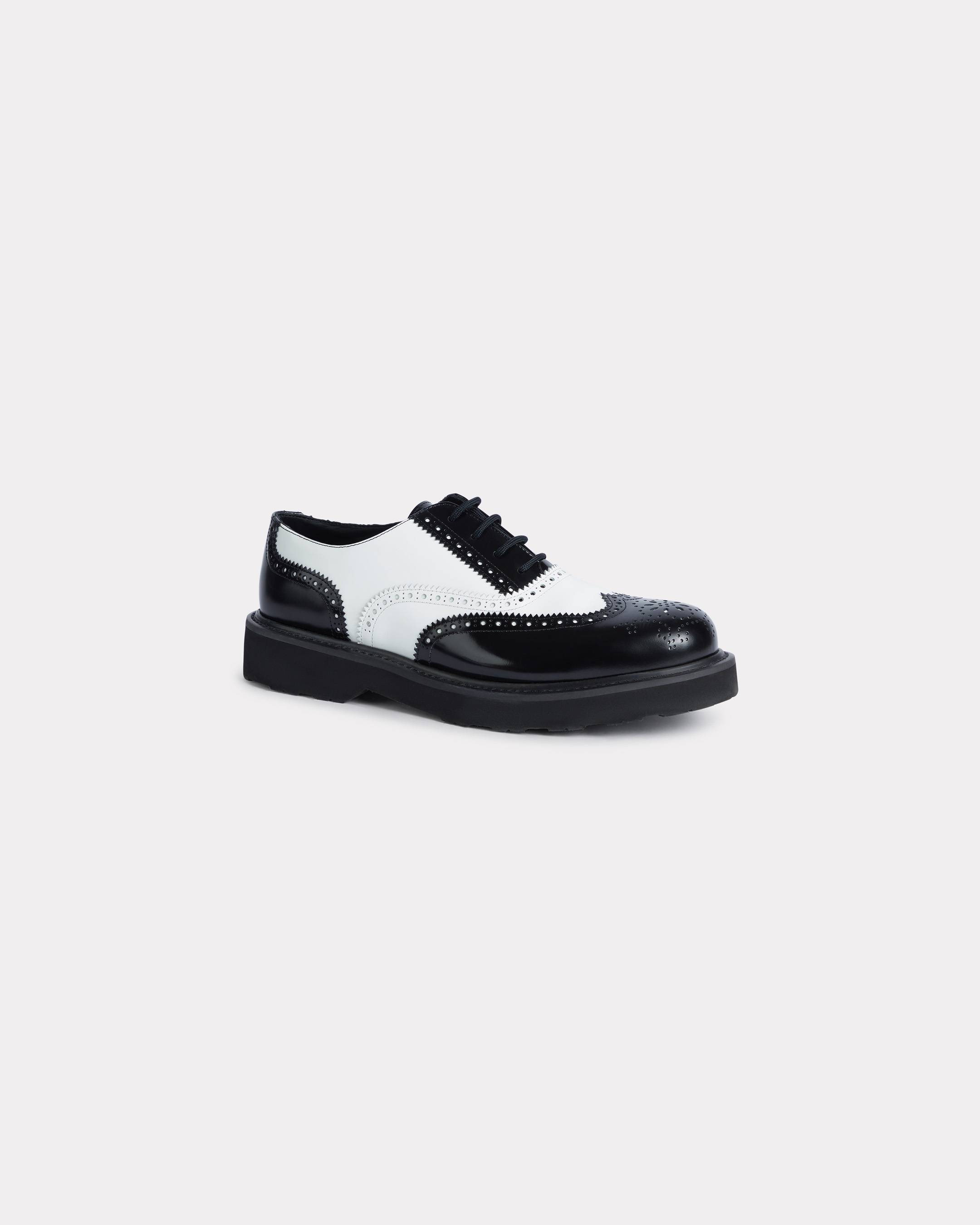 KENZO 'Kenzo Ukio' Brogue In Leather, White, - Mens, 41