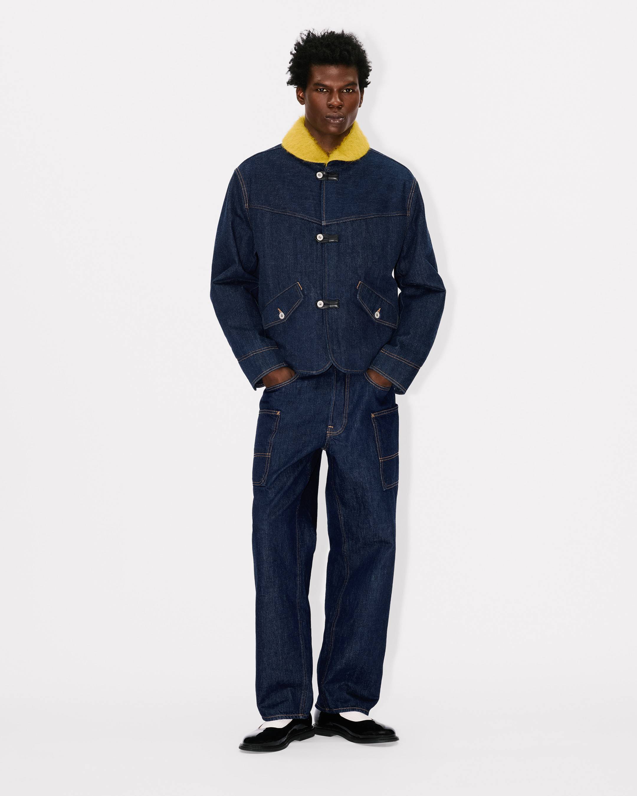 Blouson in Japanese denim