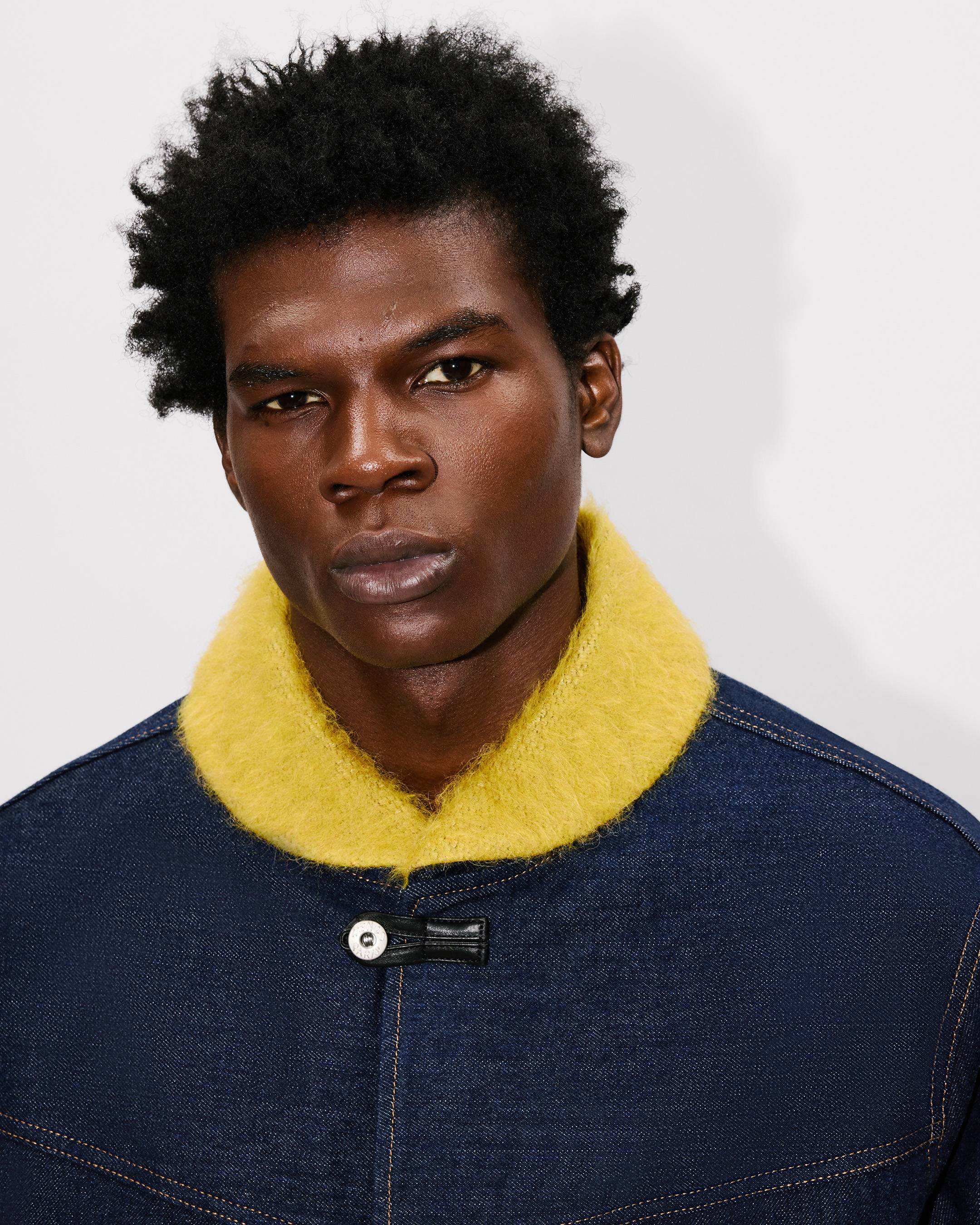 Blouson in Japanese denim