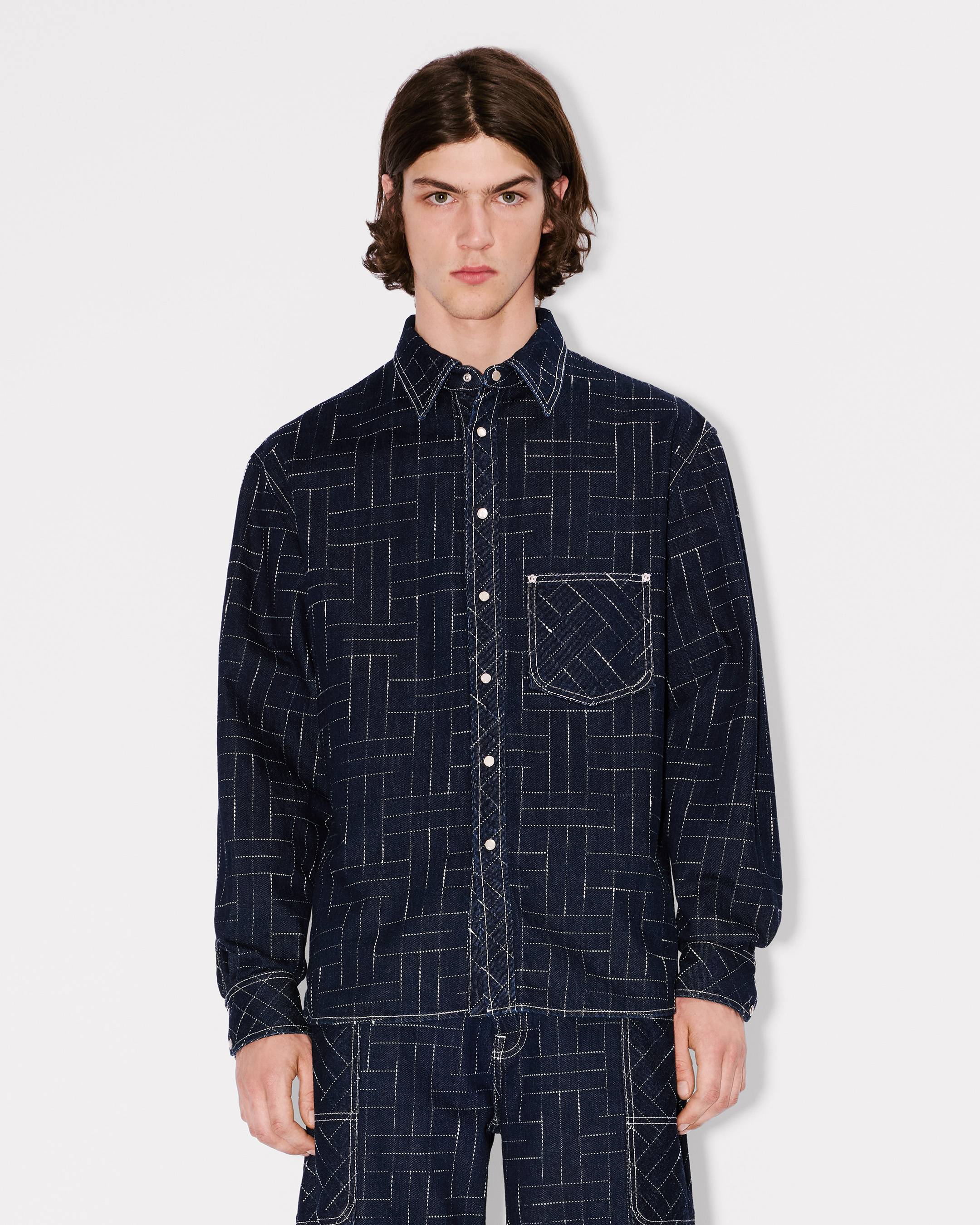 Camisa de denim japonés 'KENZO Weave'