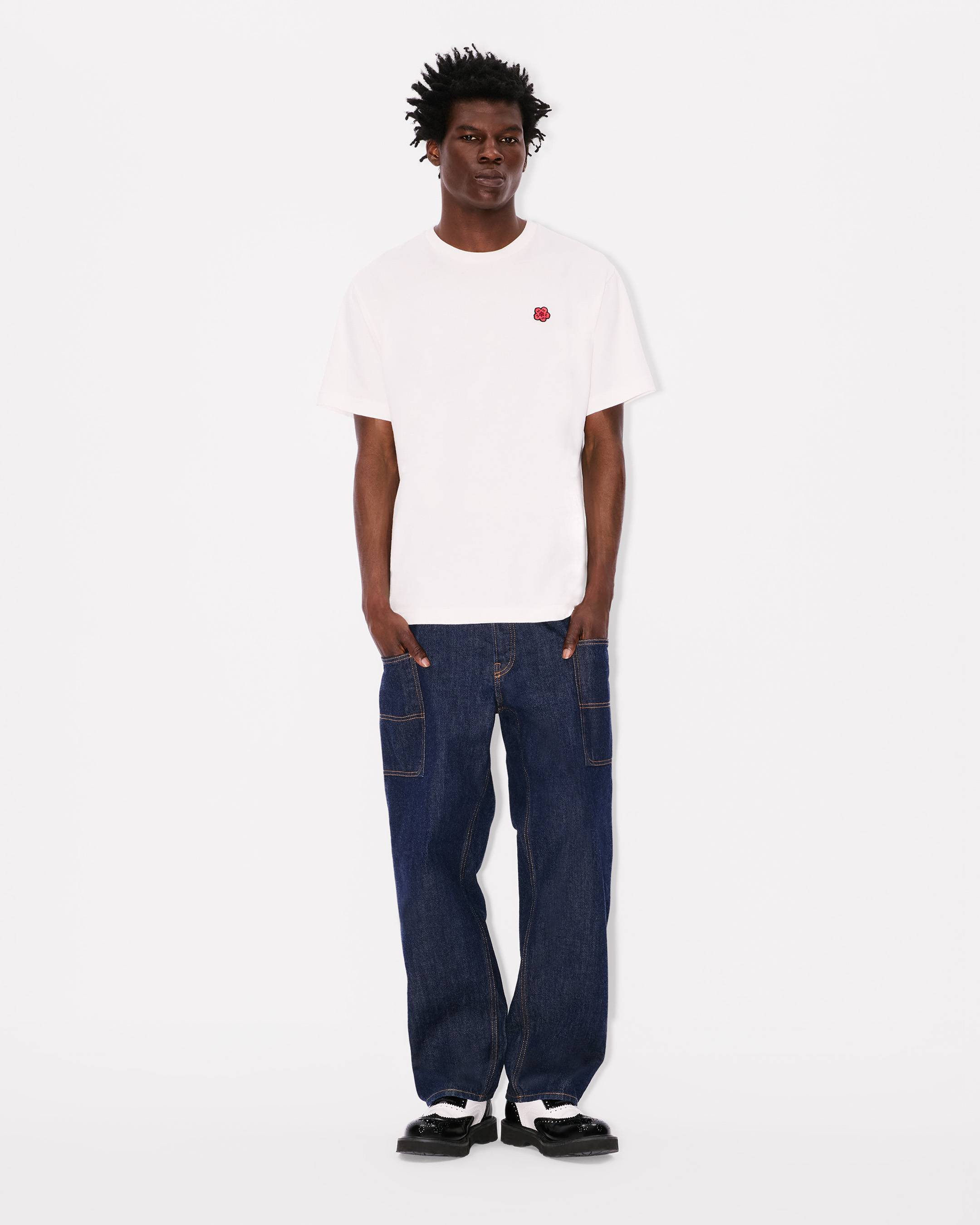 Cargo monkey fit jeans in Japanese denim