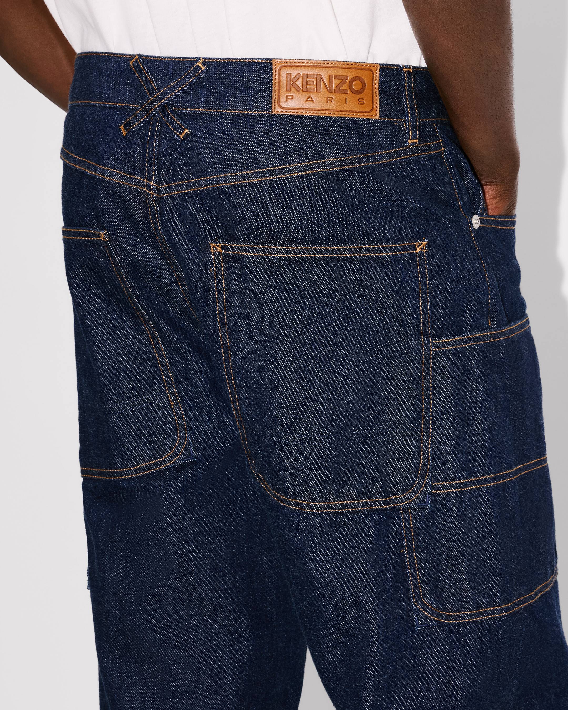 Cargo monkey fit jeans in Japanese denim