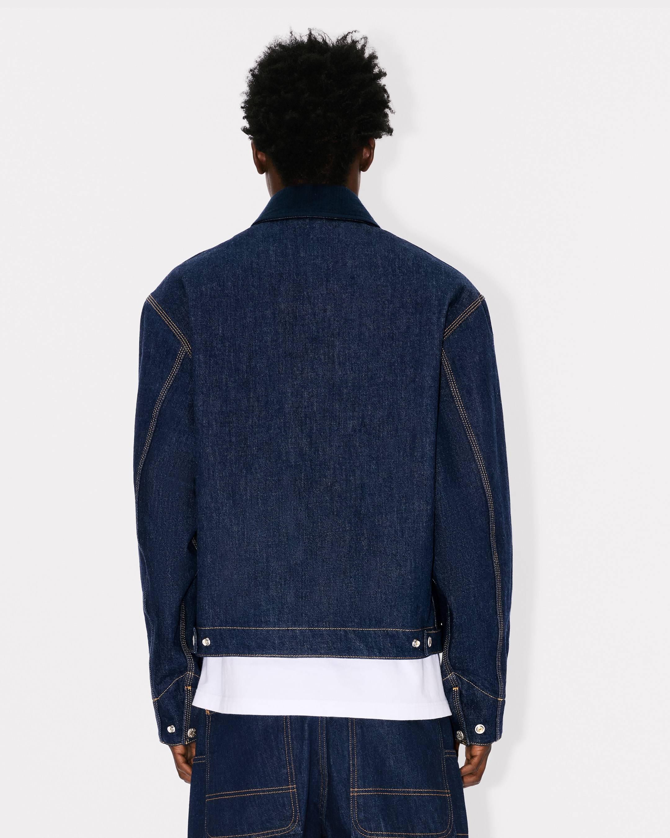 Padded workwear jacket japanese denim