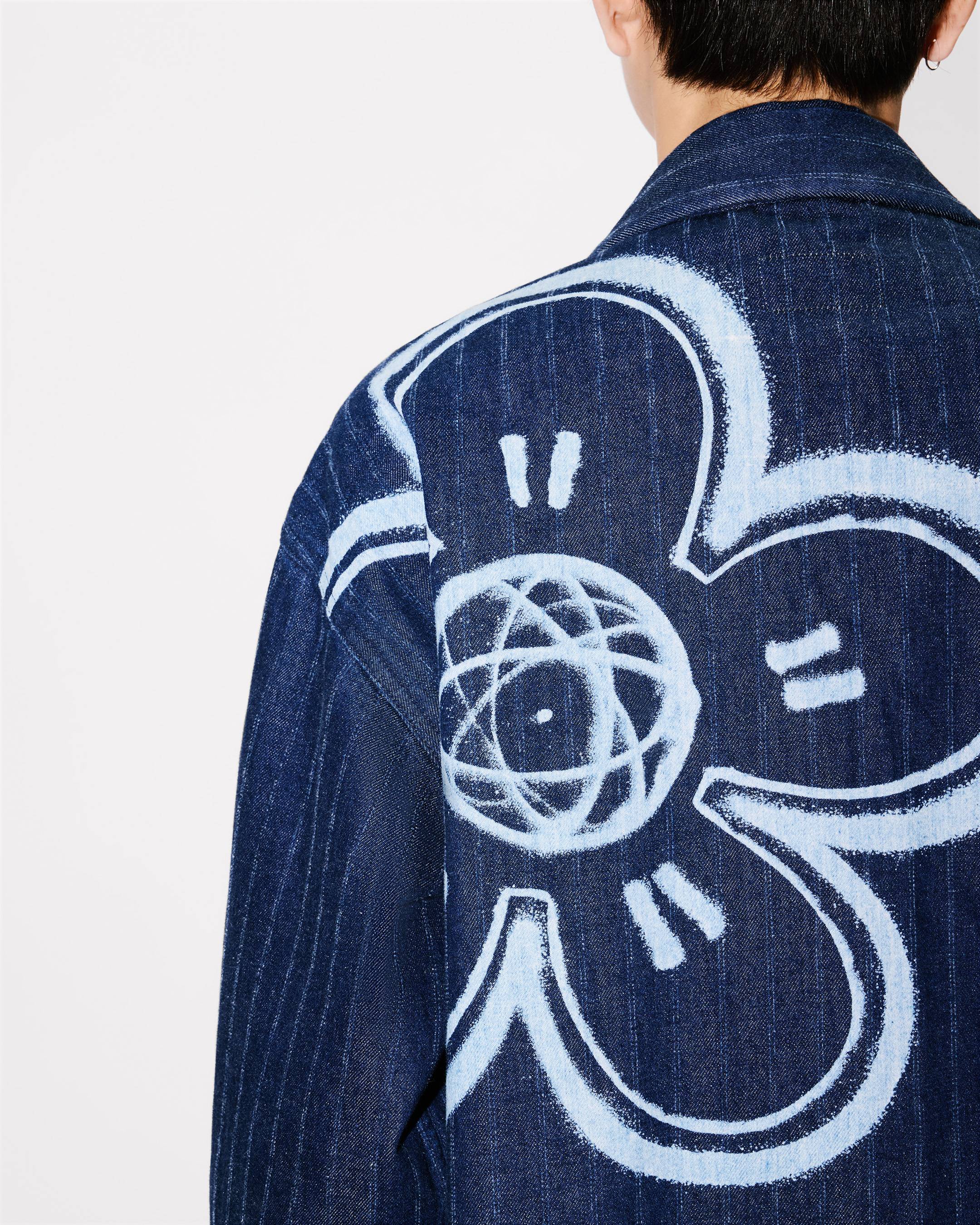 'Kenzo x Futura 2000' kimono jacket in Japanese denim