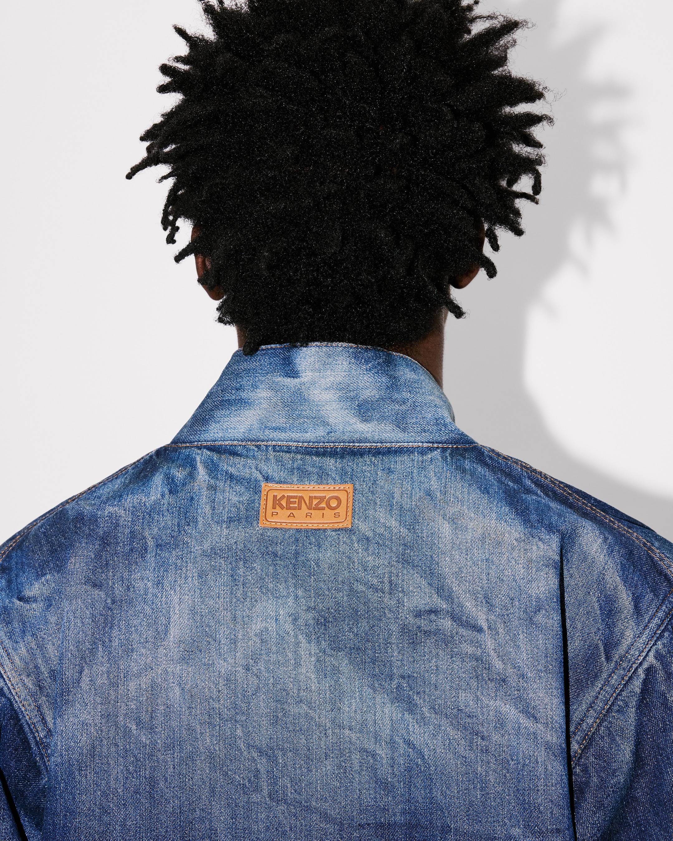 Kimono jacket in Japanese denim