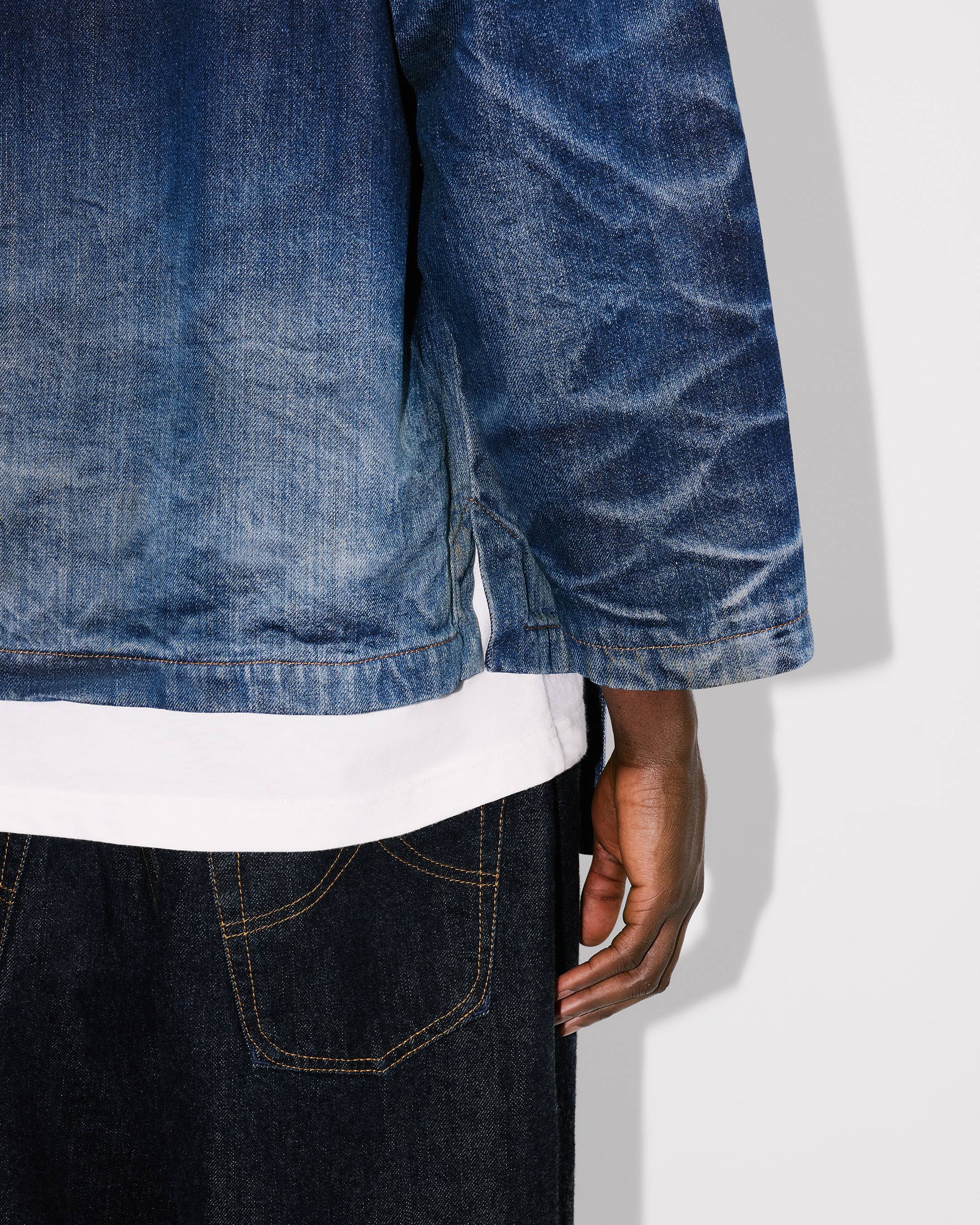 Kimono jacket in Japanese denim