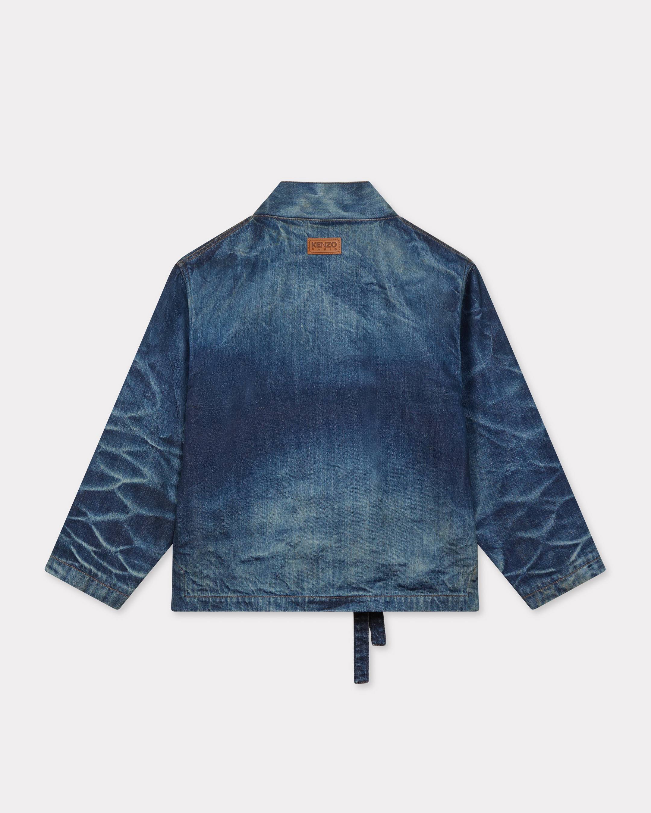 Kimono jacket in Japanese denim