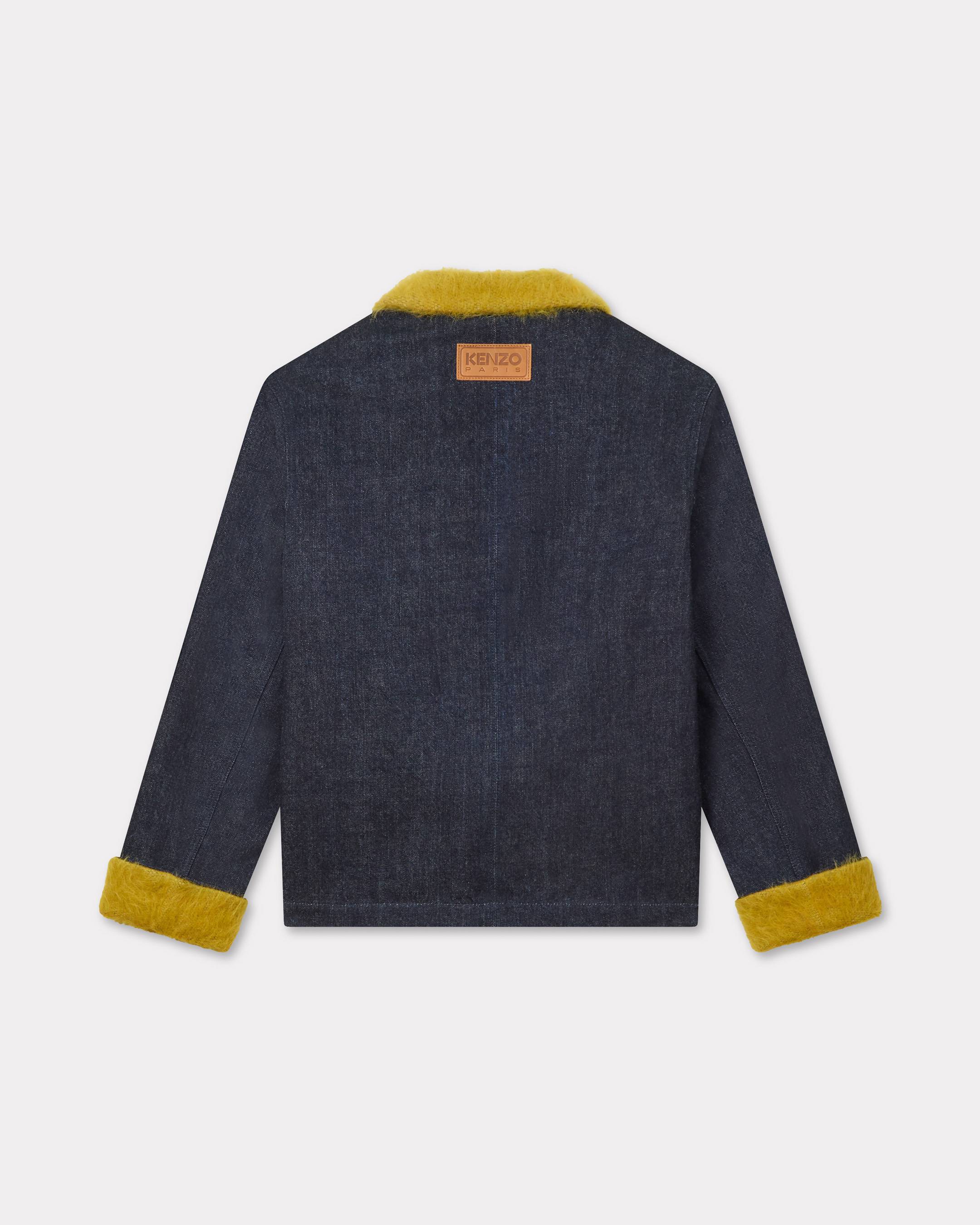 Fur tailored jacket in Japanese denim | Men's | KENZO