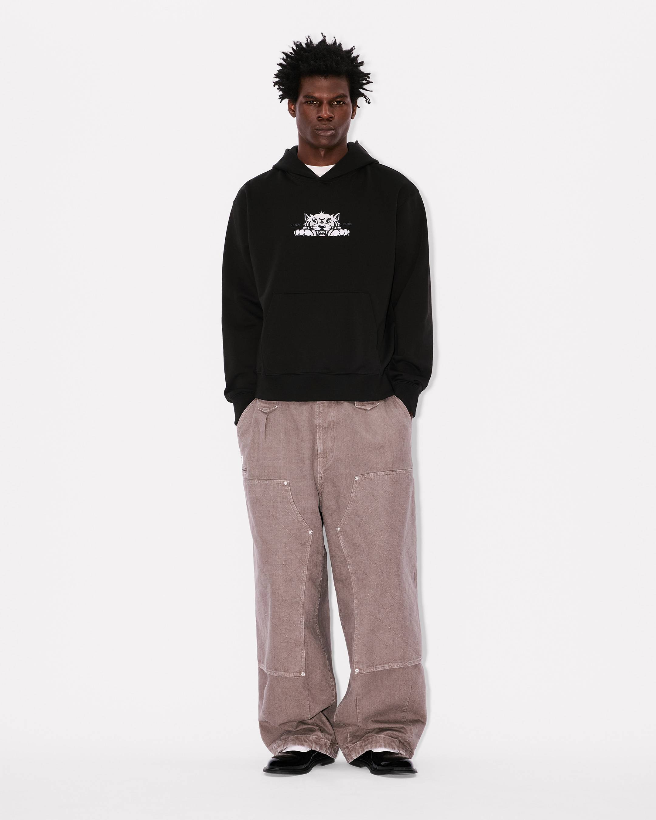 【Kenzo】HOODIE◆FF65HO2534MF KENZO Happy Tiger' embroidered hoodie in cotton | Men's | KENZO