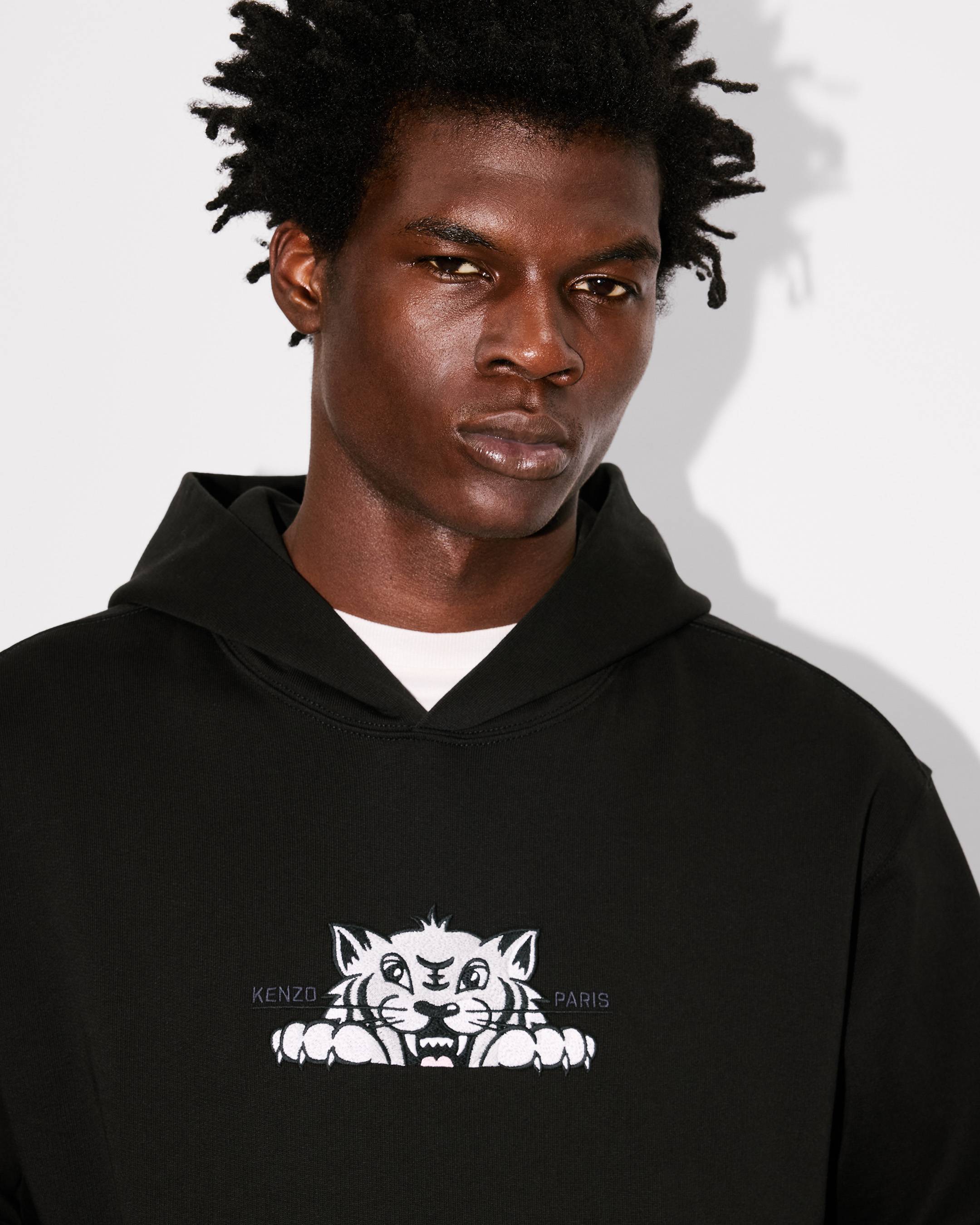 【Kenzo】HOODIE◆FF65HO2534MF KENZO Happy Tiger' embroidered hoodie in cotton | Men's | KENZO
