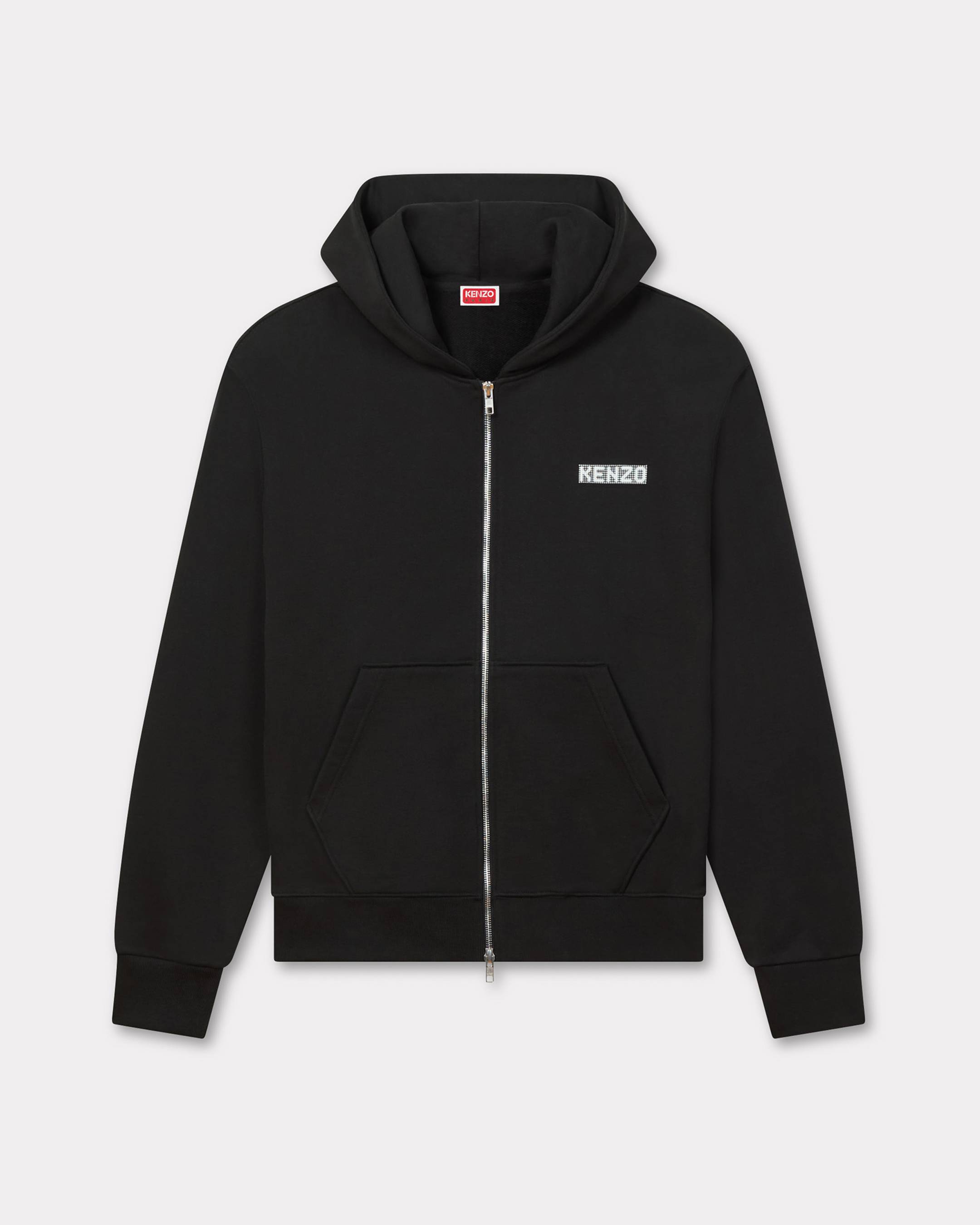 KENZO ' City' Full-zip Hoodie , Man, Black, Size L, Cotton