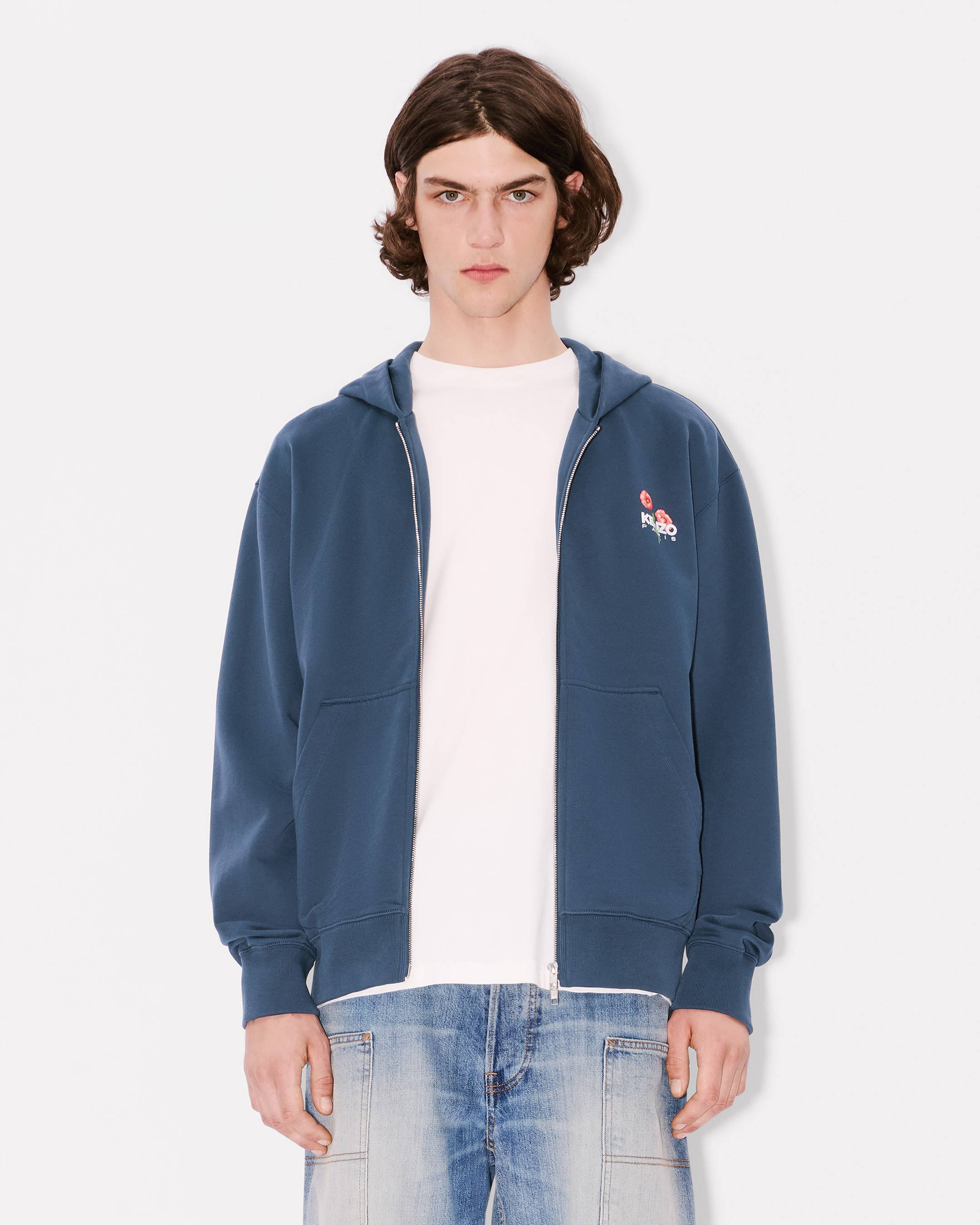KENZO Archive Bouquet' フルジップ コットン フ―ディー | KENZO