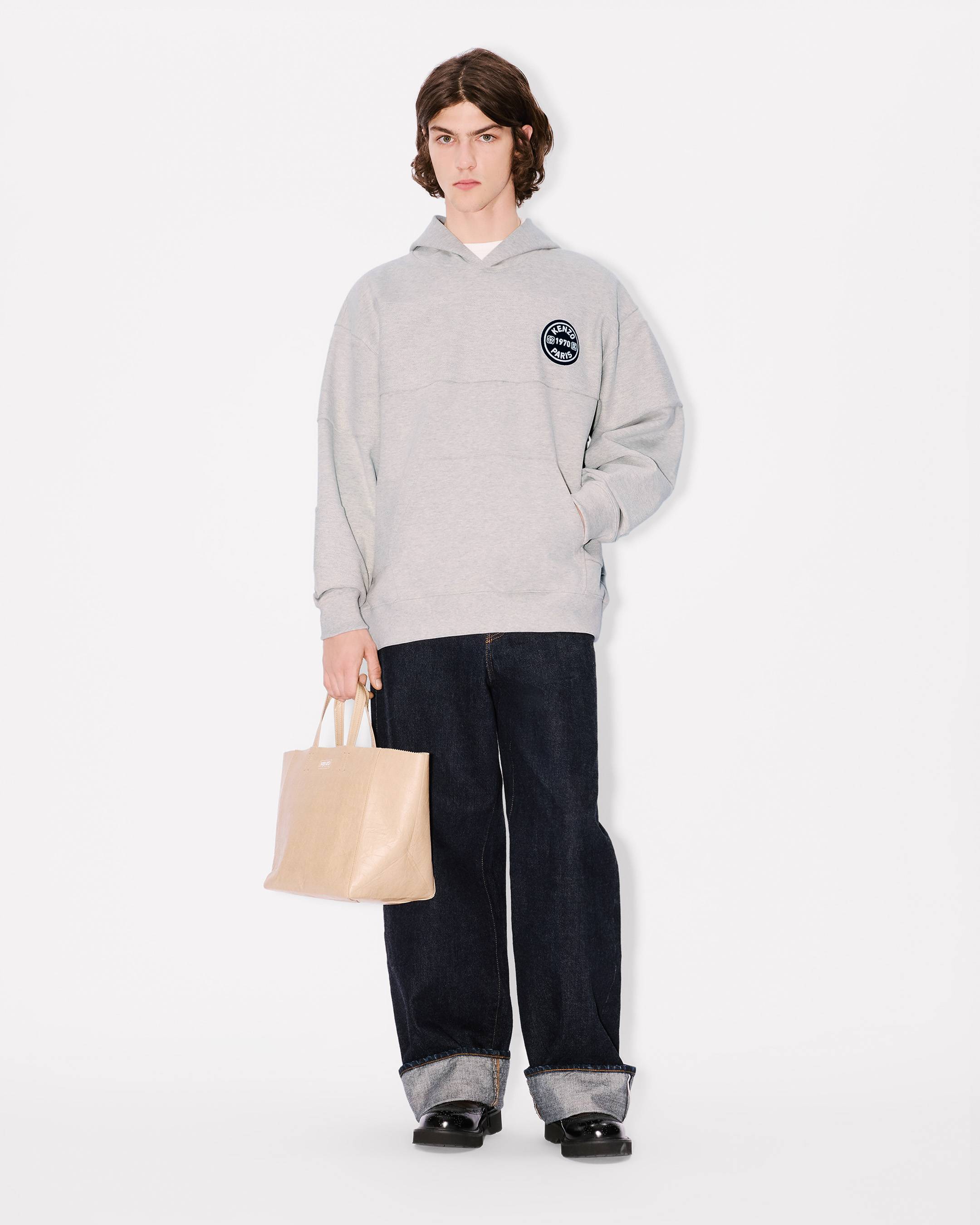 'KENZO City' embroidered oversized hoodie in cotton