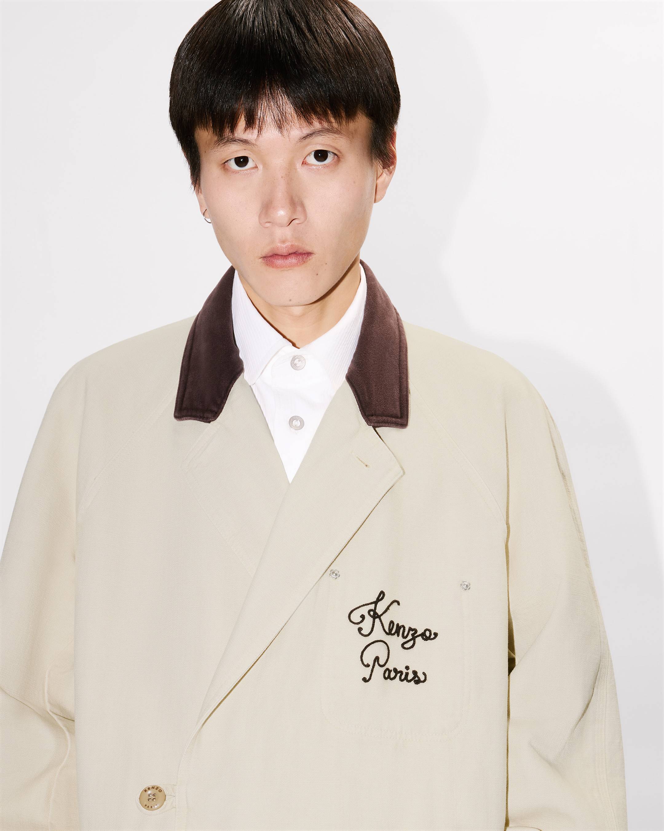 'KENZO Paris Chainstitch' ラップ コート