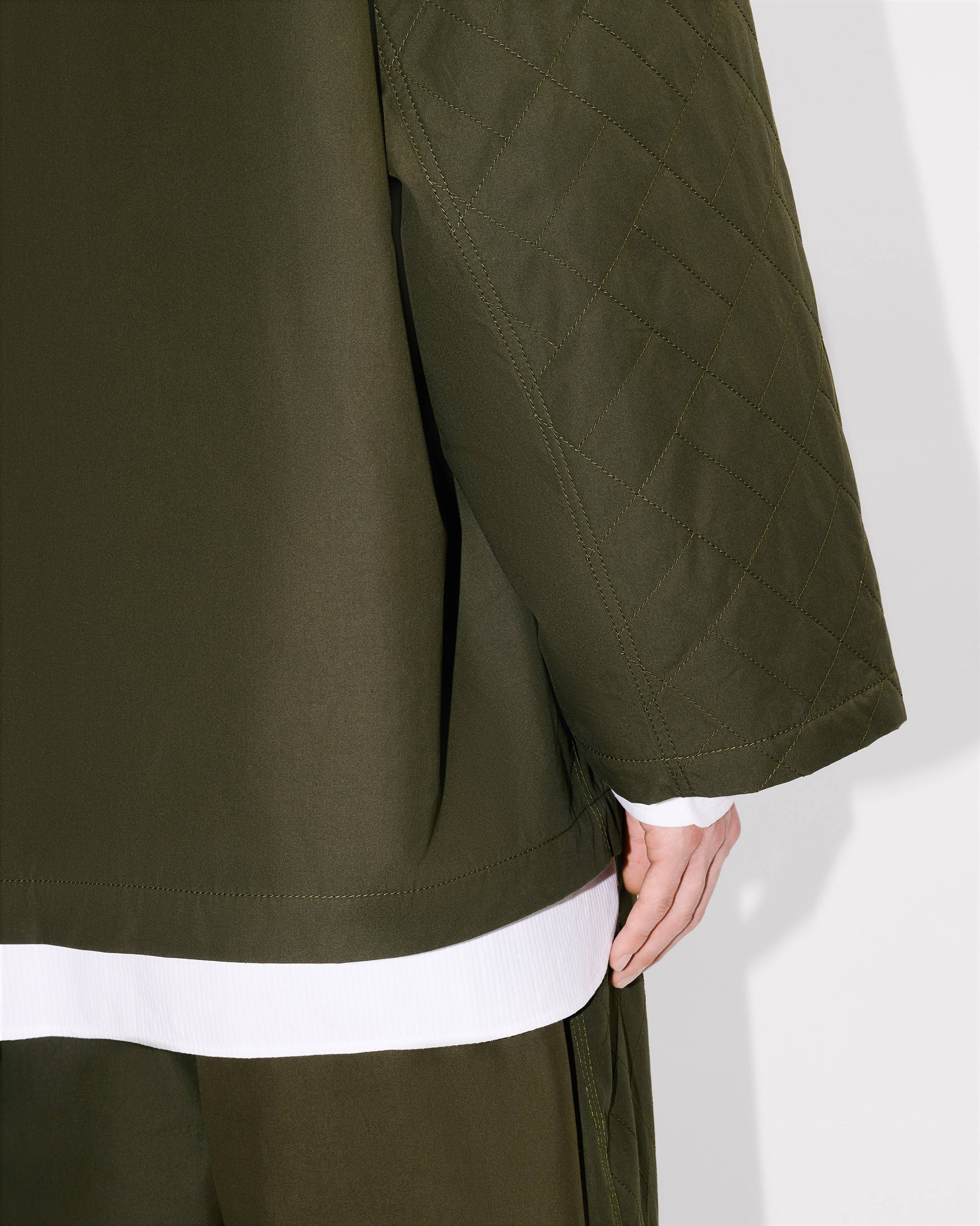 'KENZO Weave' kimono coat in cotton