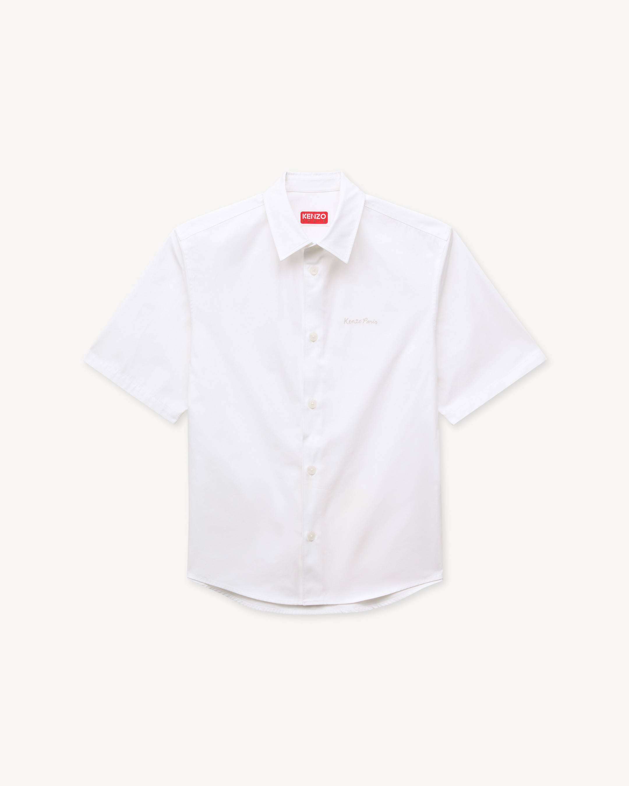 Shirt in cotton poplin