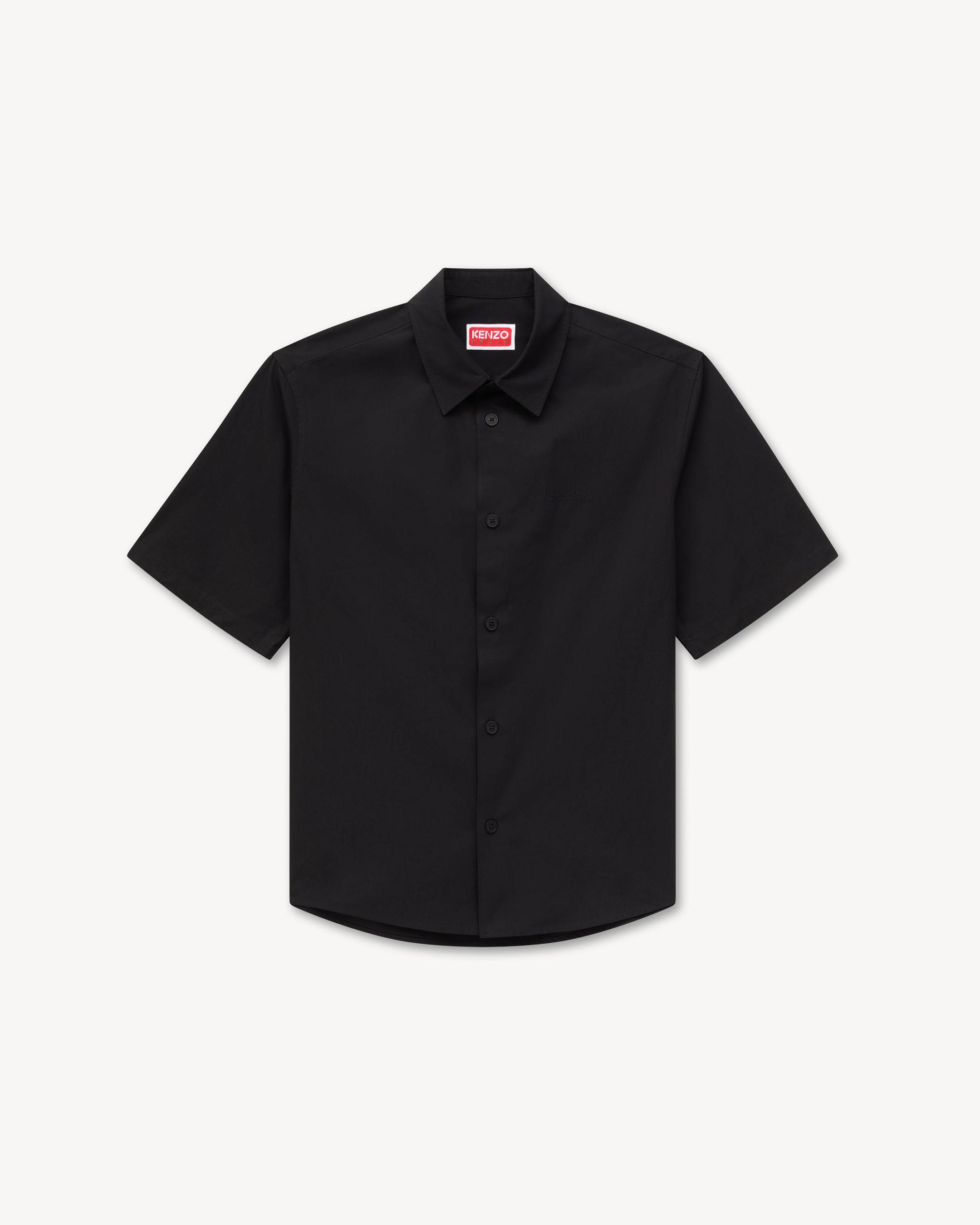 Shirt in cotton poplin