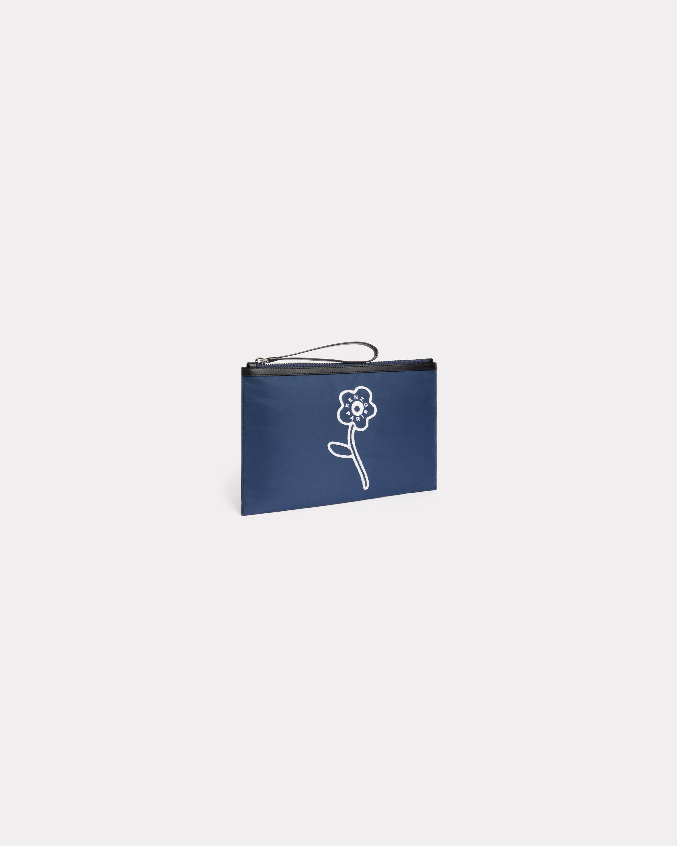 'KENZO Rue Vivienne' embroidered large clutch