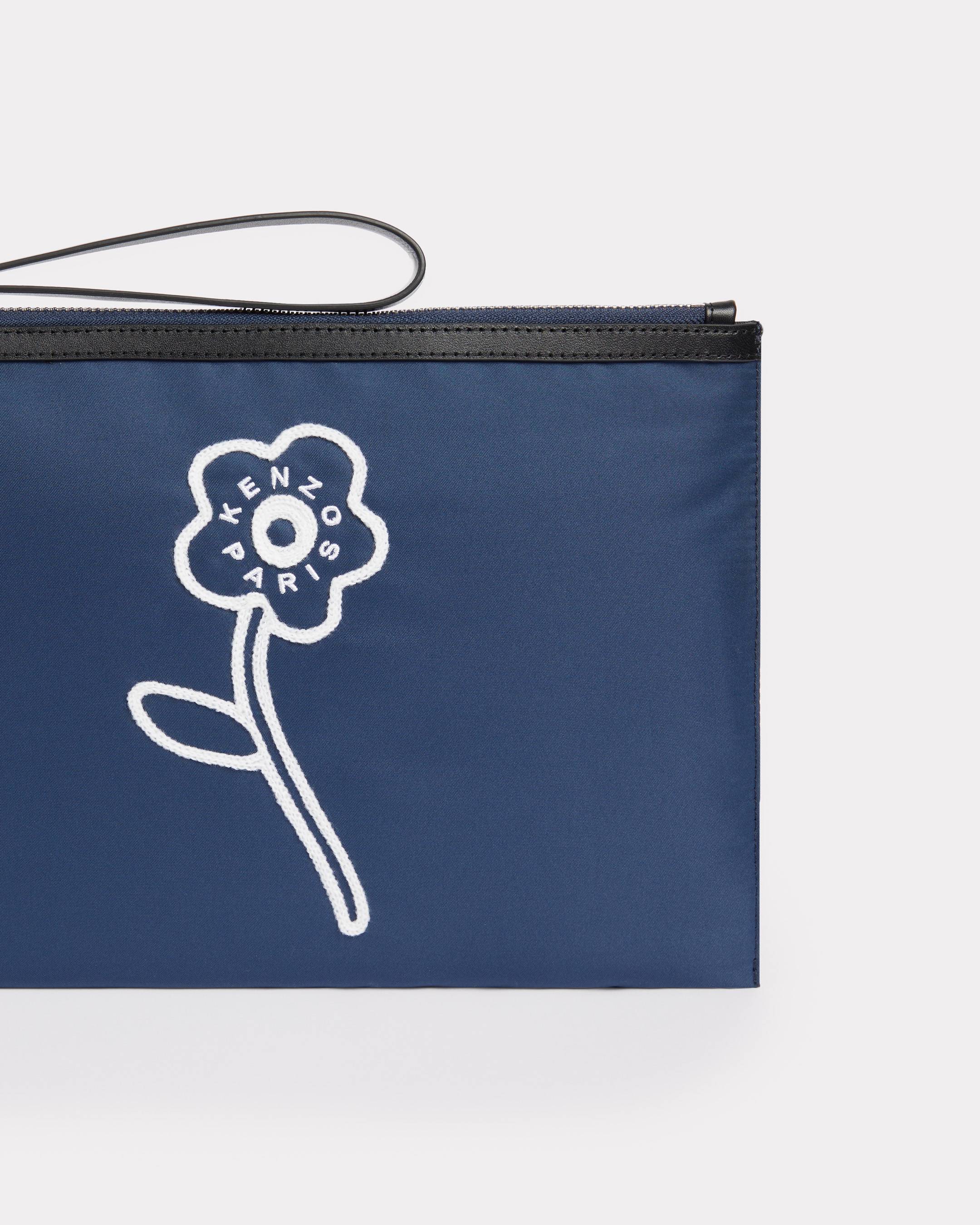 'KENZO Rue Vivienne' embroidered large clutch
