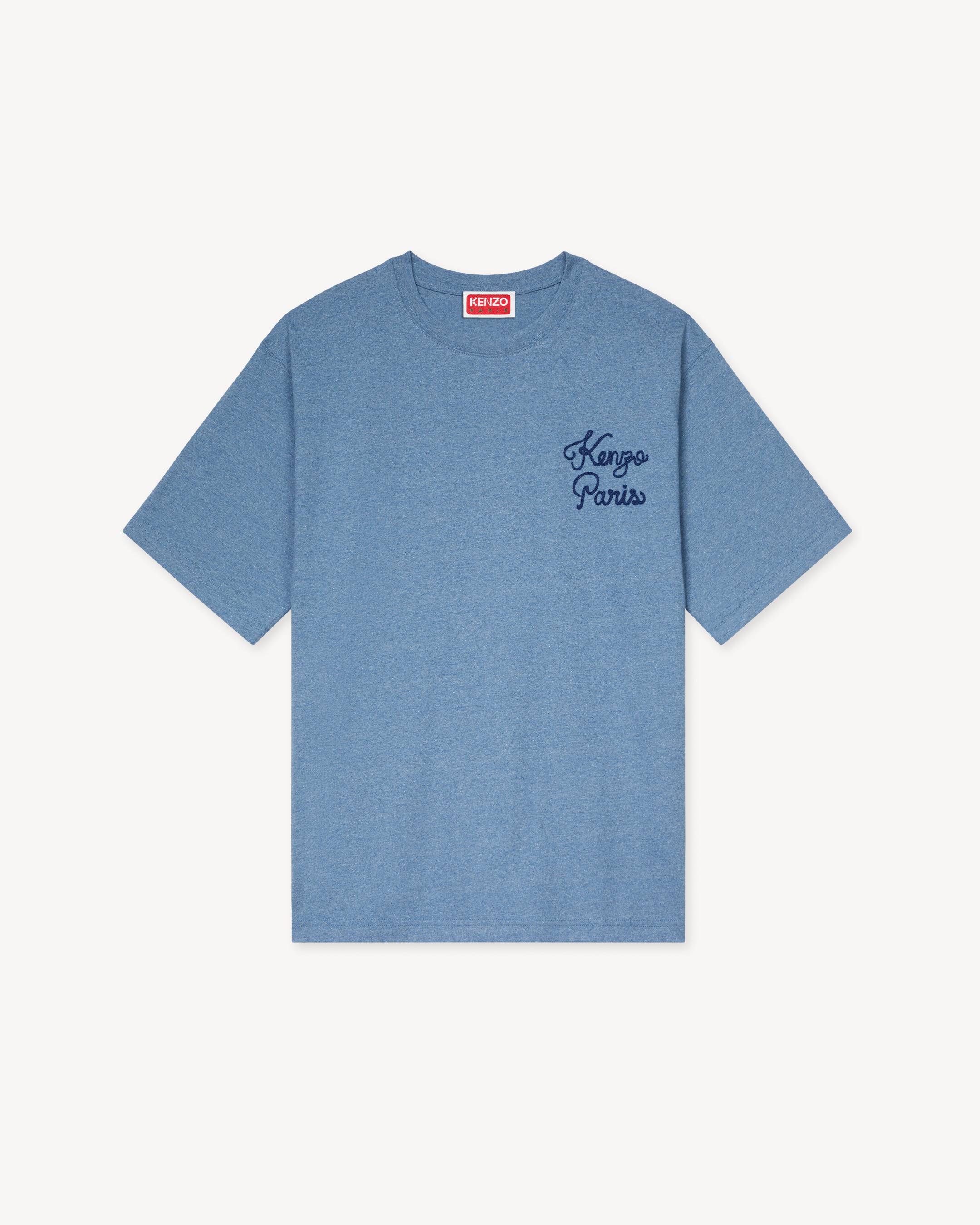 'KENZO Paris Chainstitch' embroidered T-shirt in cotton