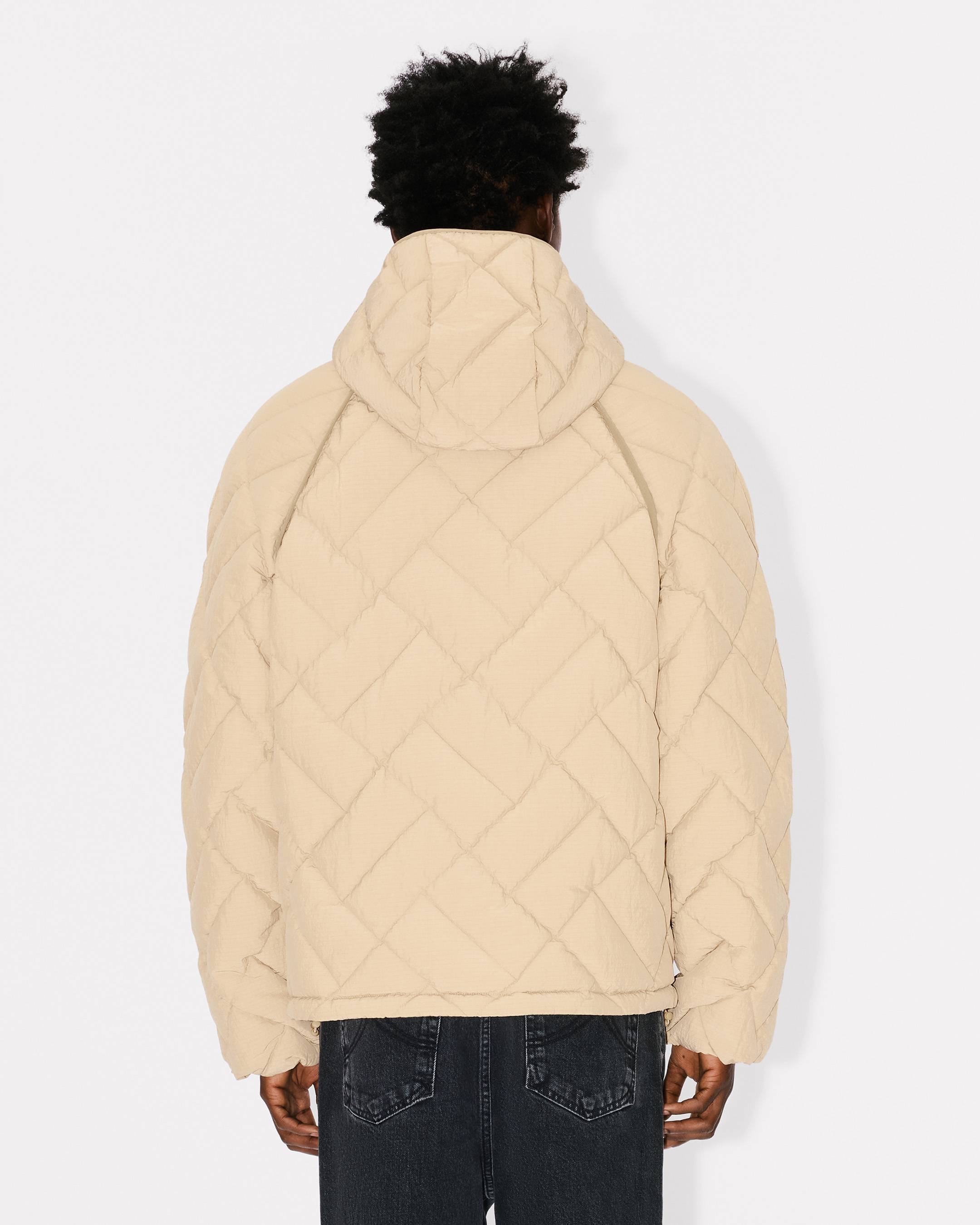 'KENZO Weave' light weight down jacket