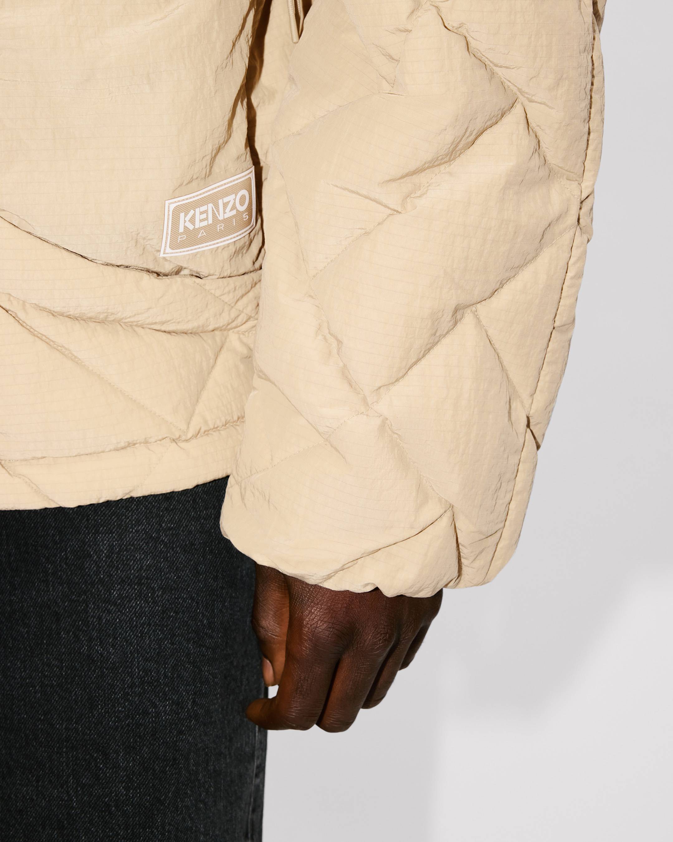 'KENZO Weave' light weight down jacket