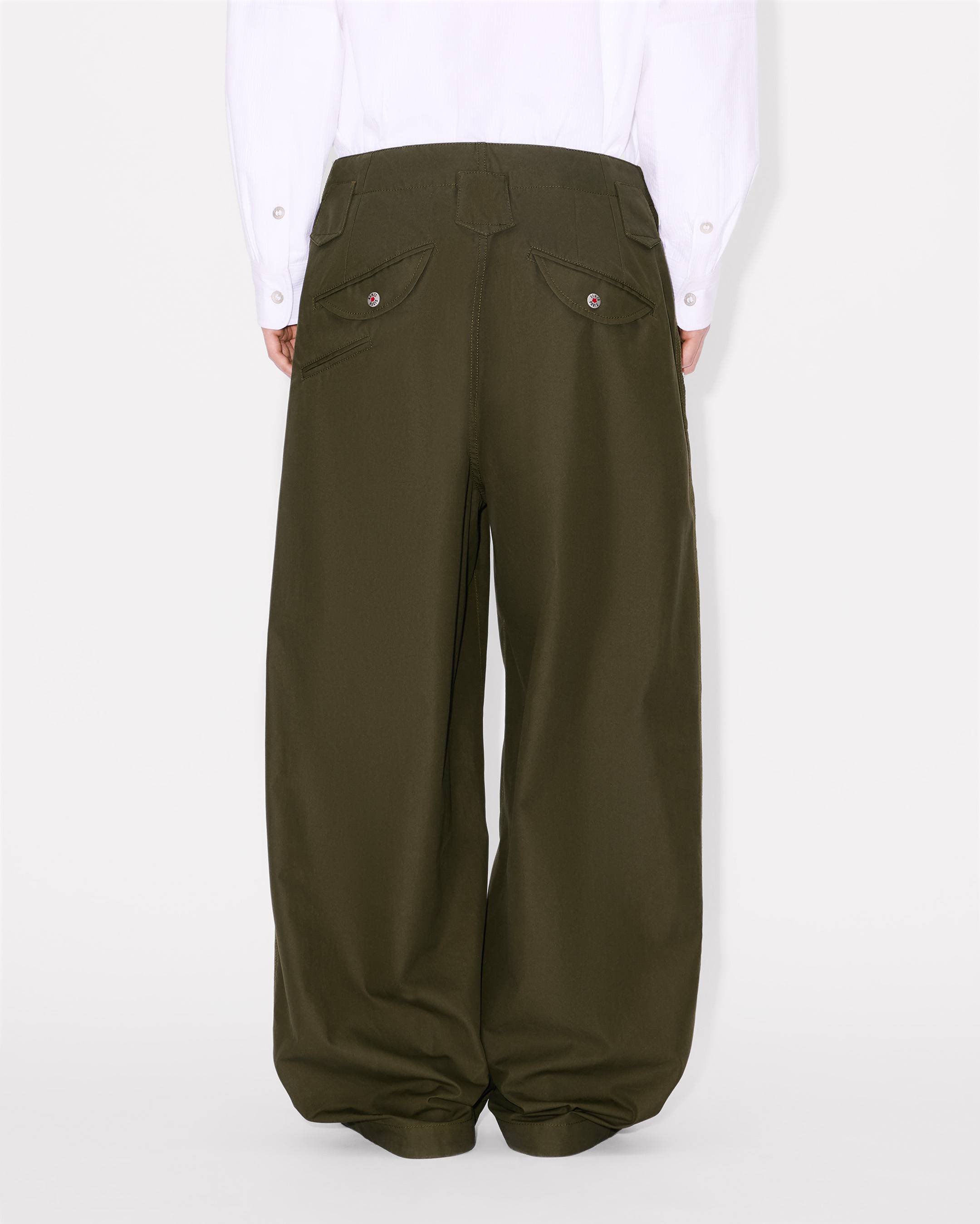 'KENZO Weave' double knee pants cotton
