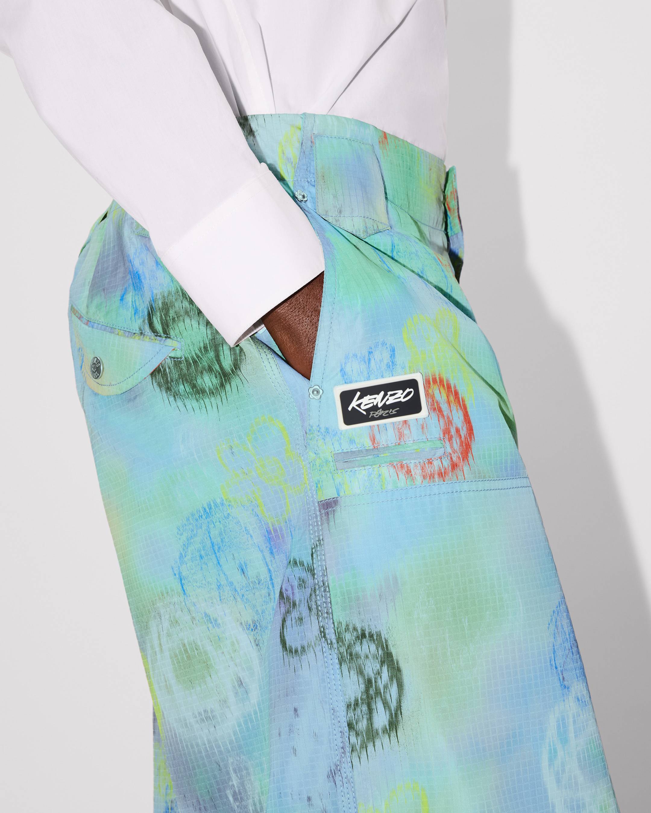'Kenzo x Futura 2000' double knee pants
