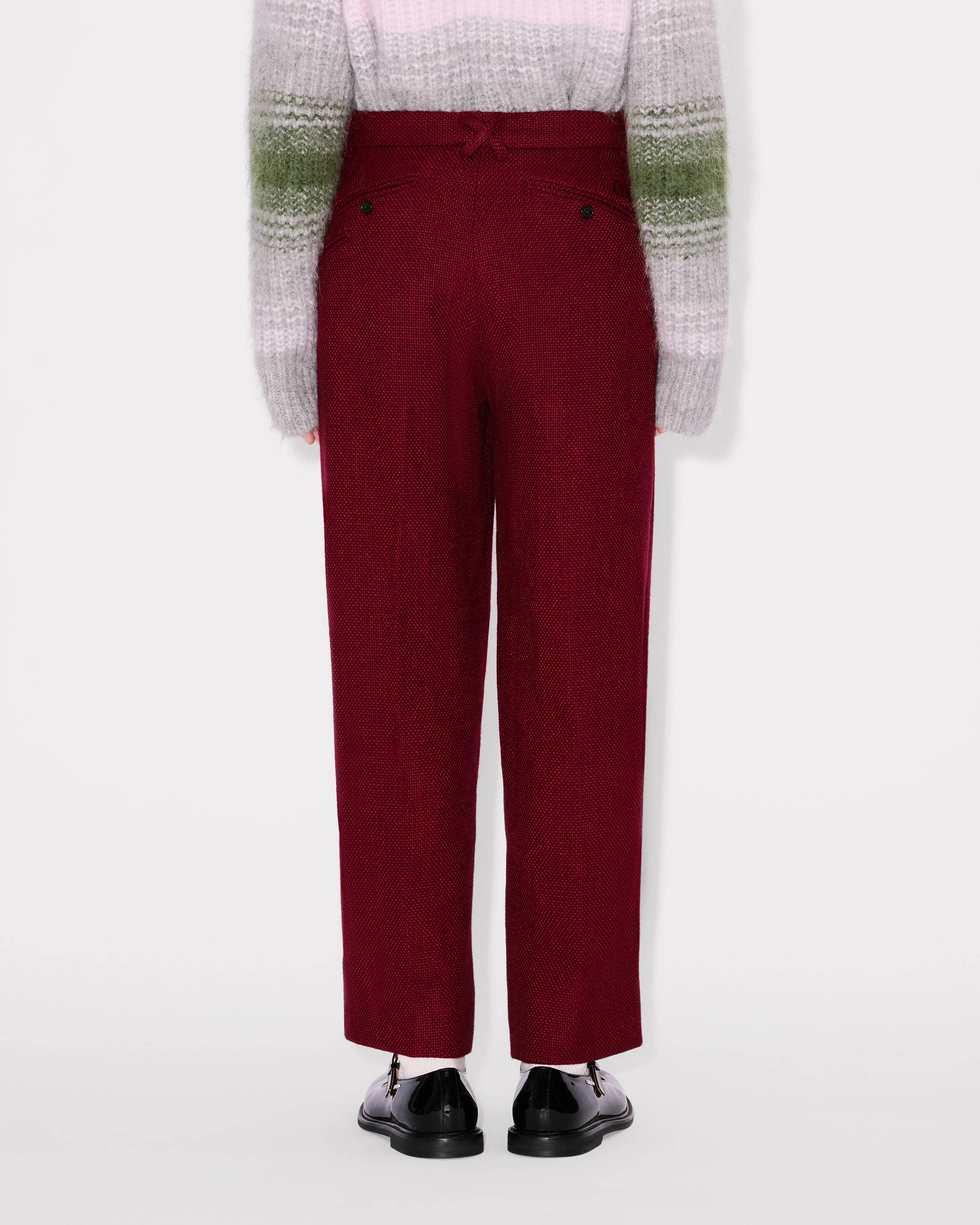 Straight tailored pants