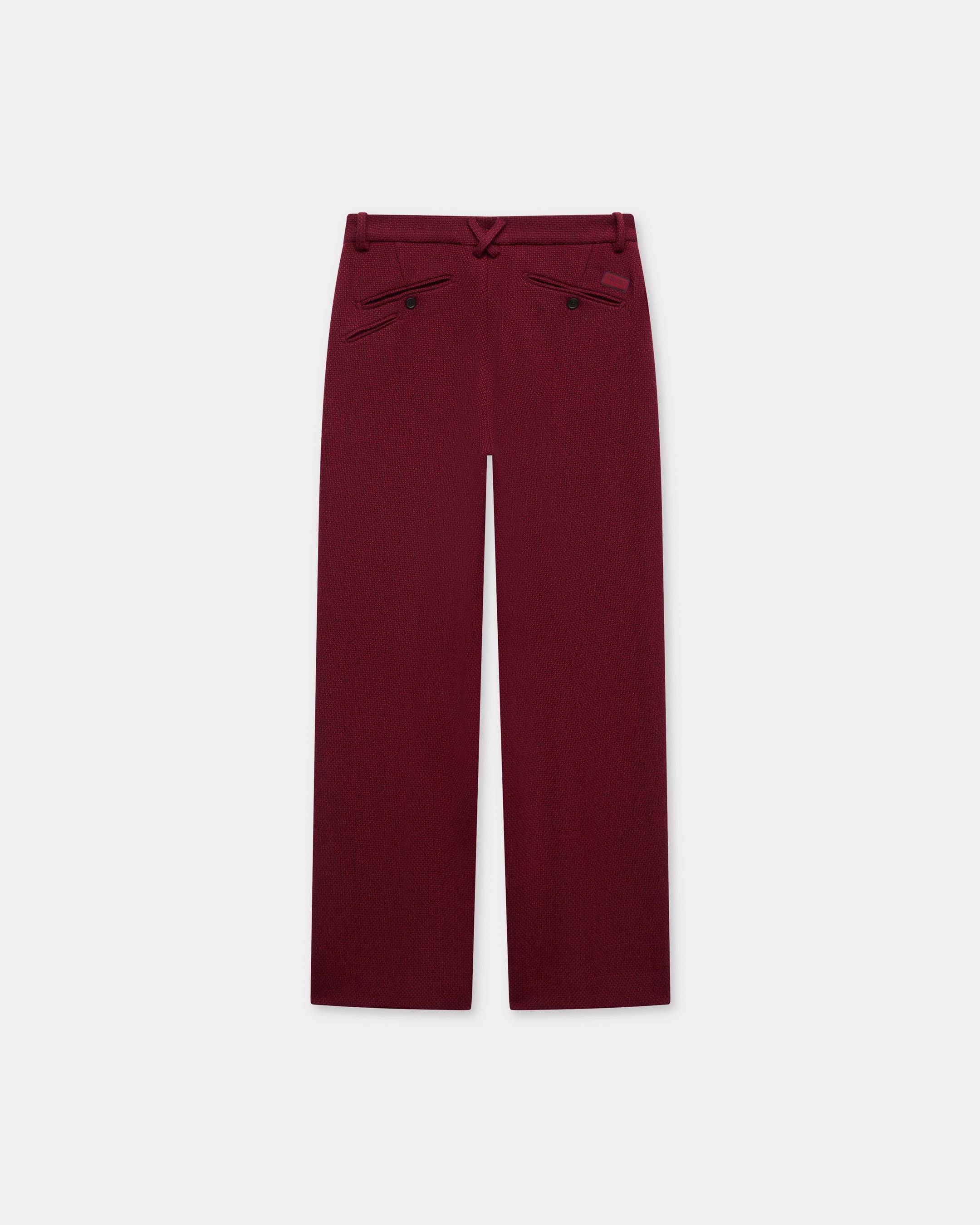 Straight tailored pants