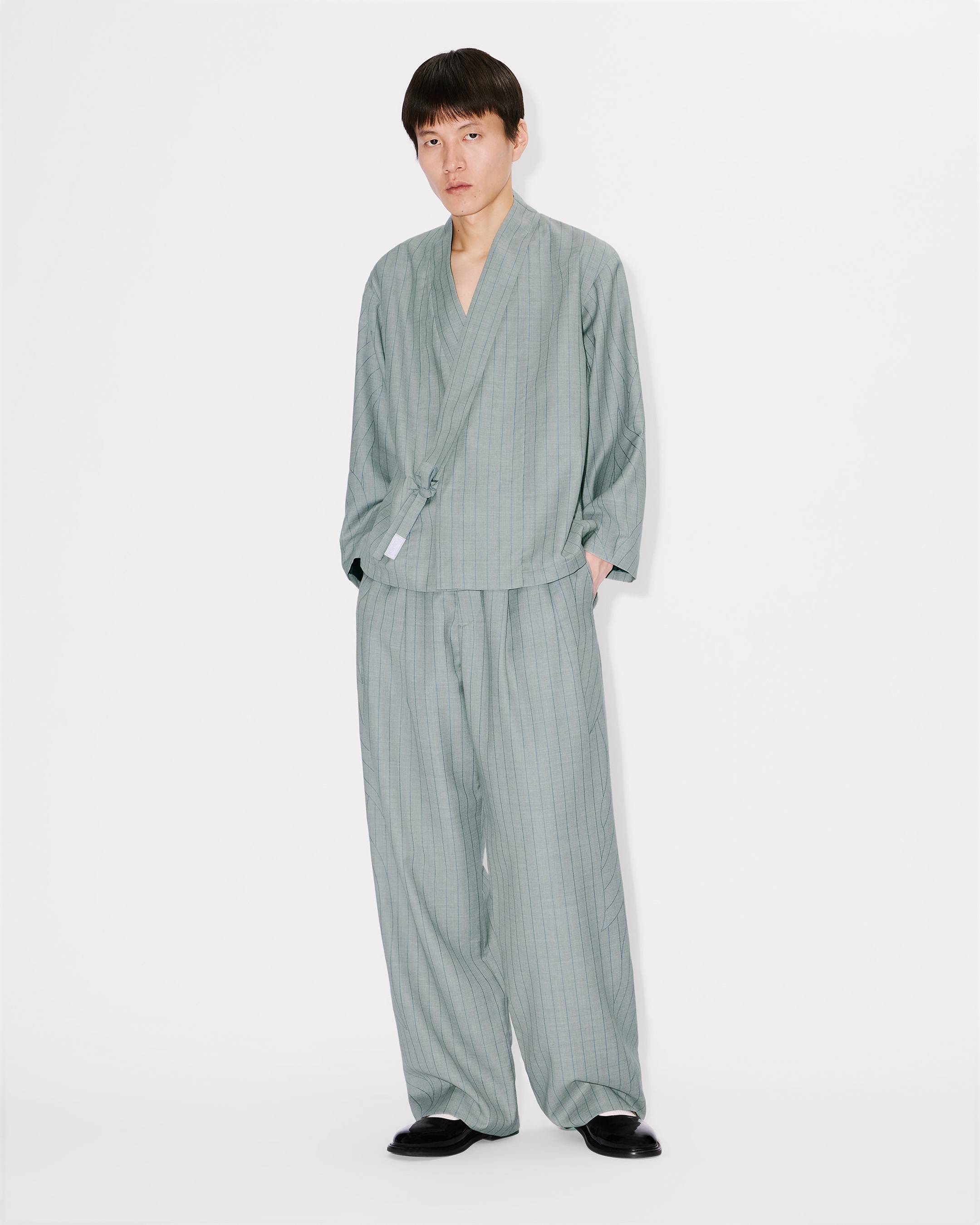 KENZO Leaf Stripe' ストレート テーラード パンツ
