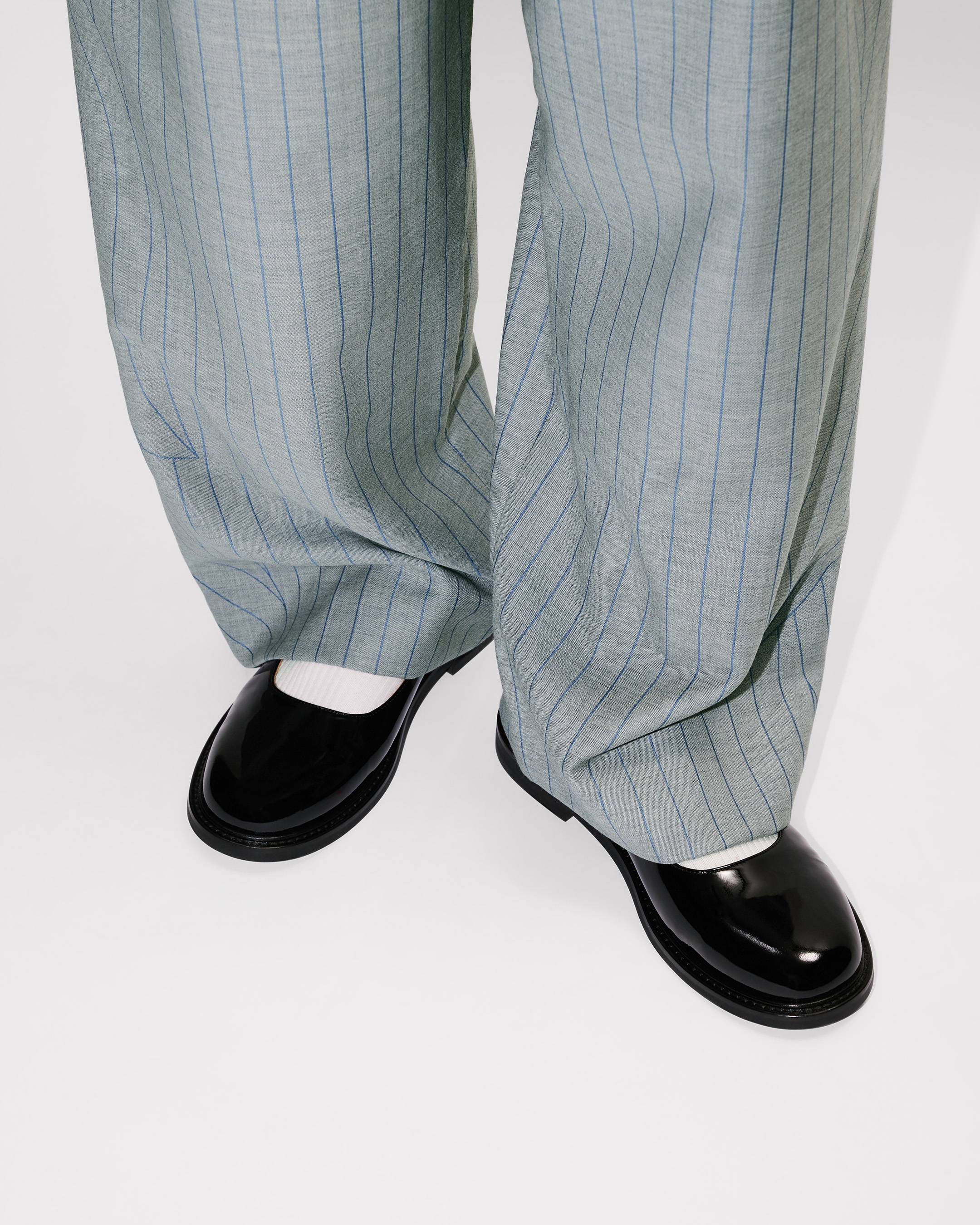 'KENZO Leaf Stripe' ストレート テーラード パンツ