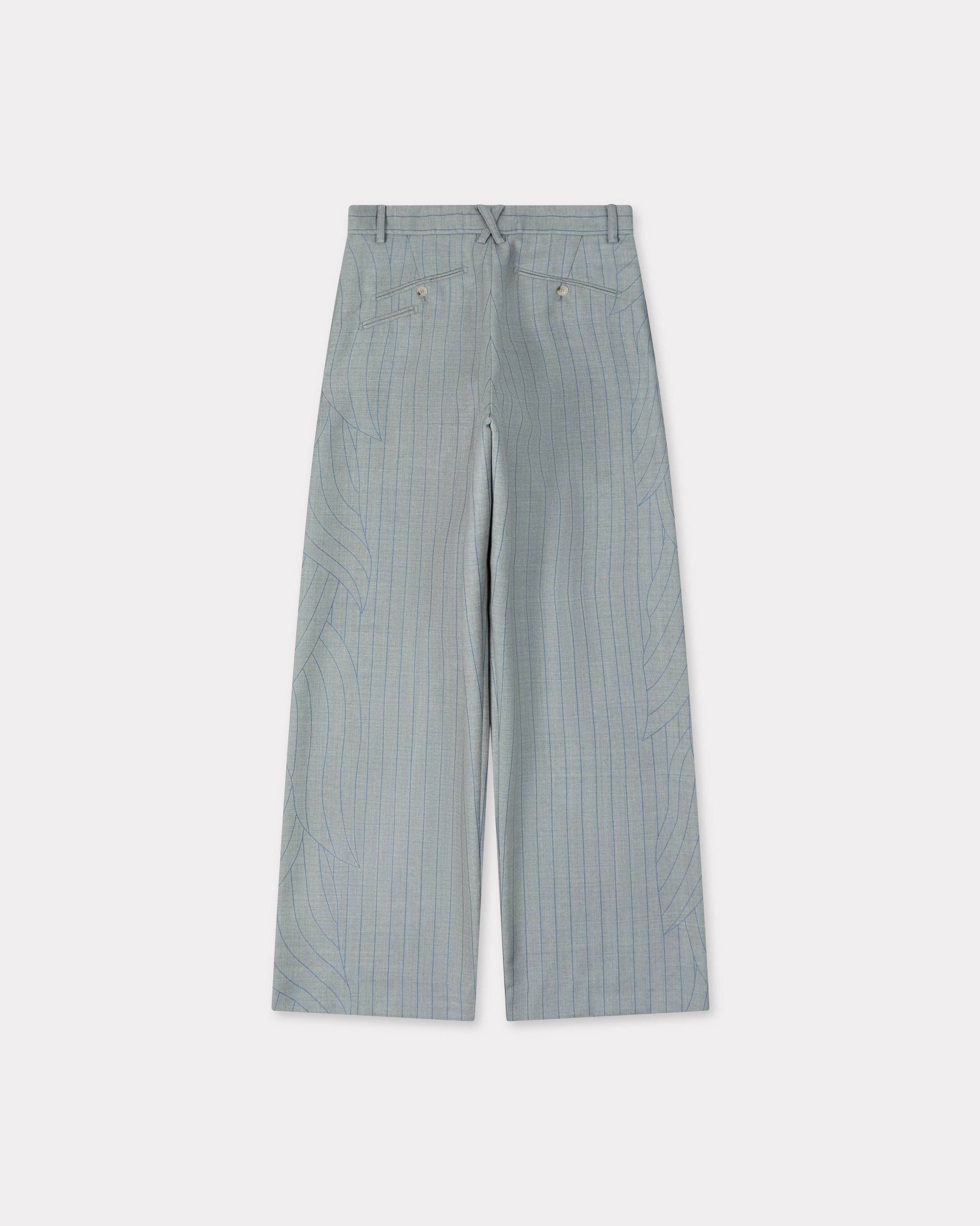 'KENZO Leaf Stripe' ストレート テーラード パンツ