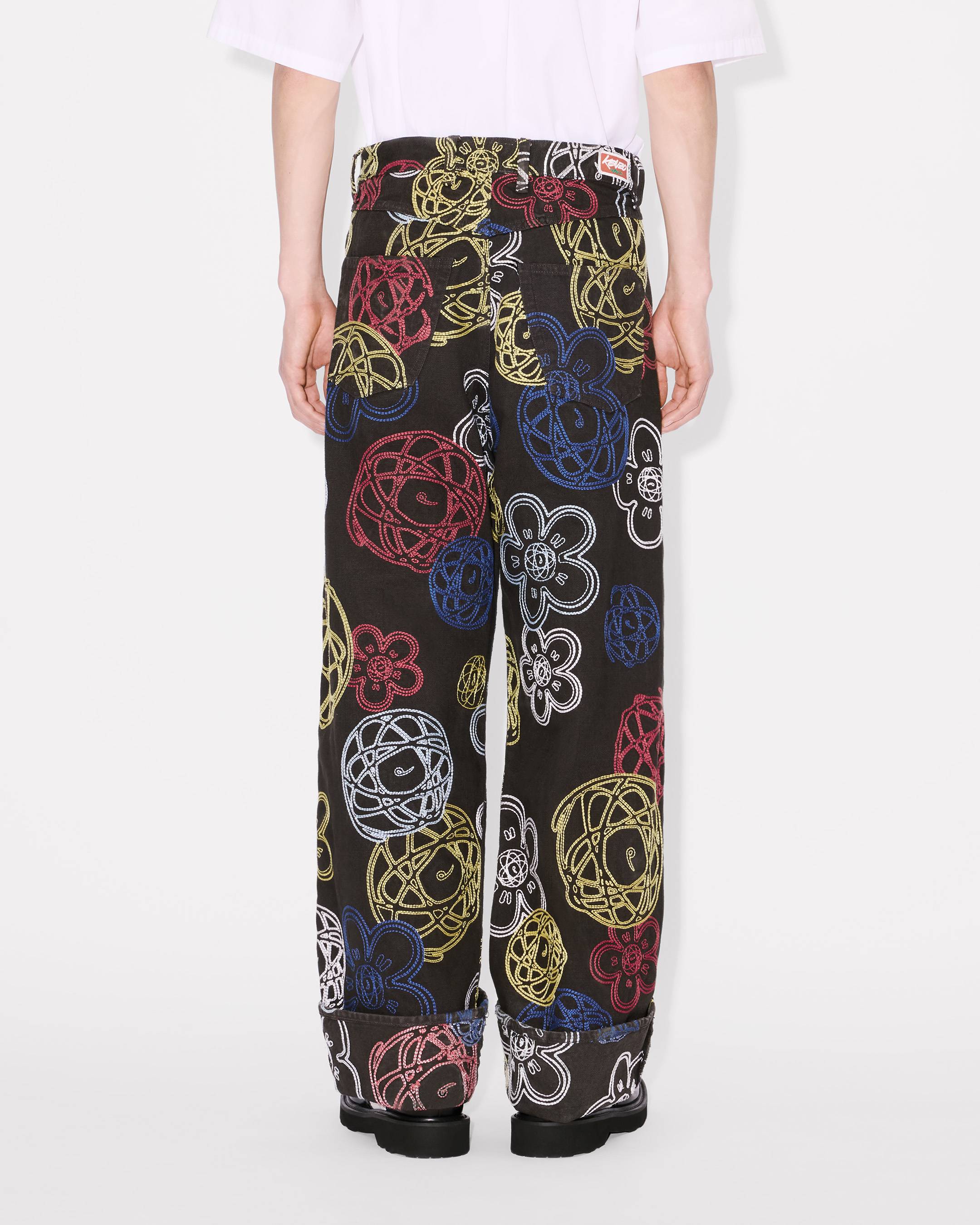 'Kenzo x Futura 2000' embroidered wide fit pants