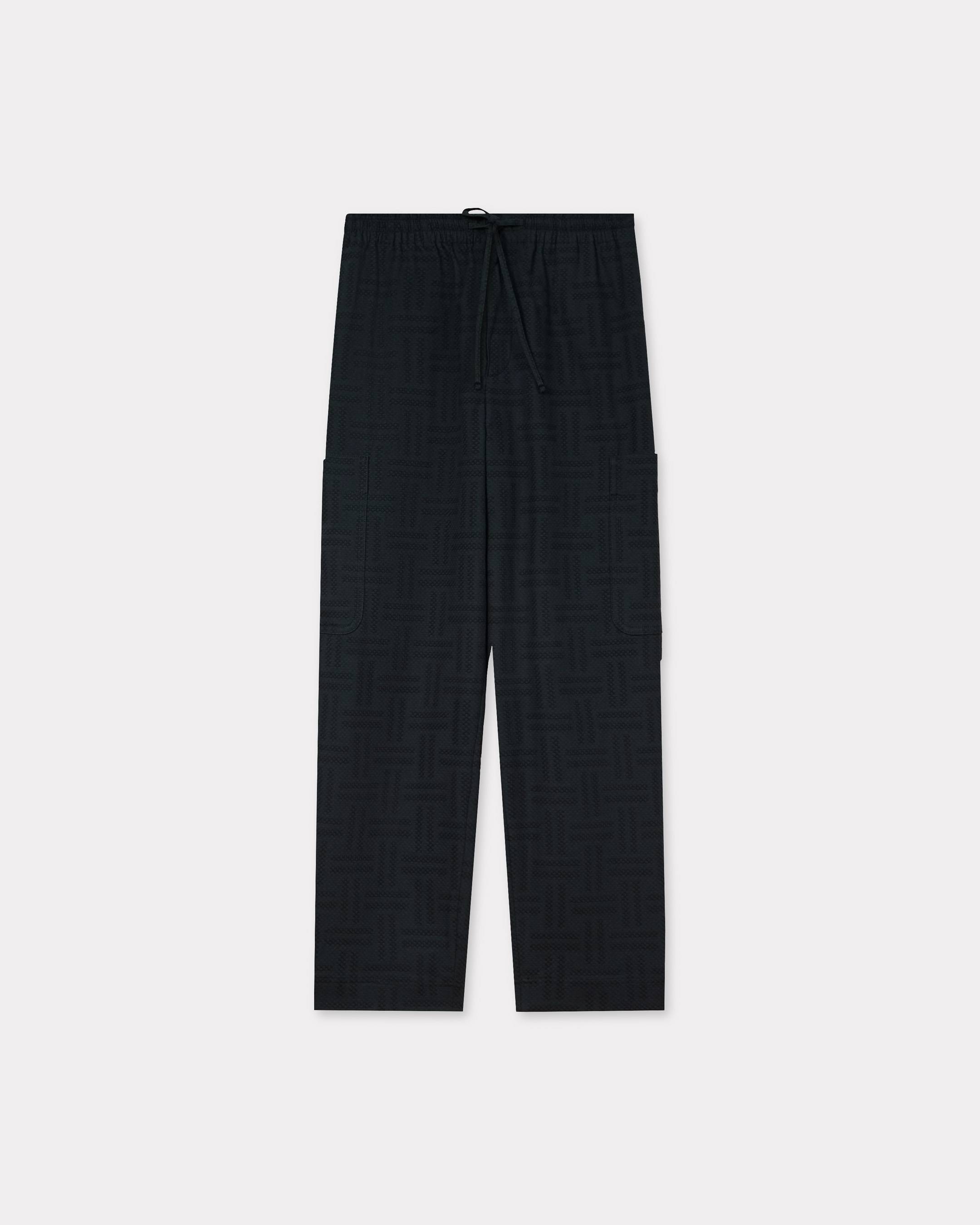 KENZO 'Kenzo Weave' Cargo Jogpants Black Mens - Size Xs