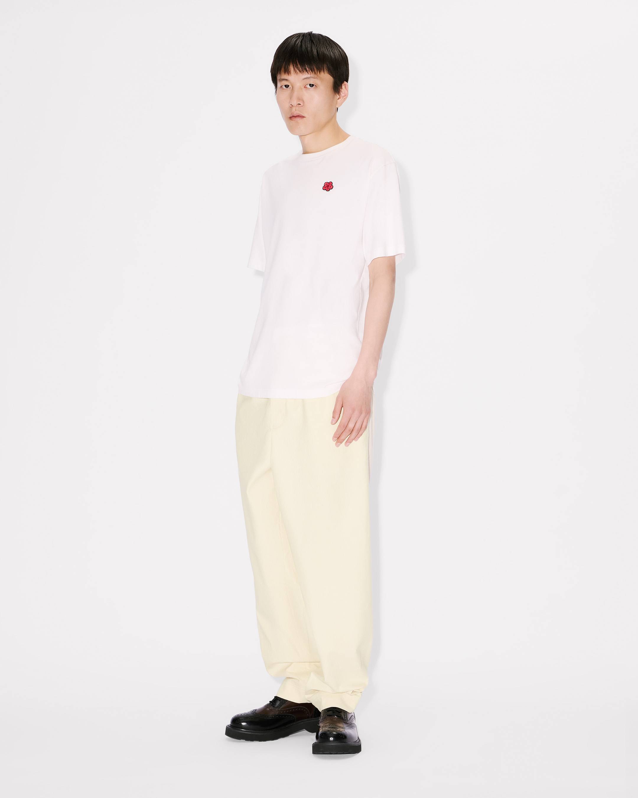 Jogpants in textured cotton