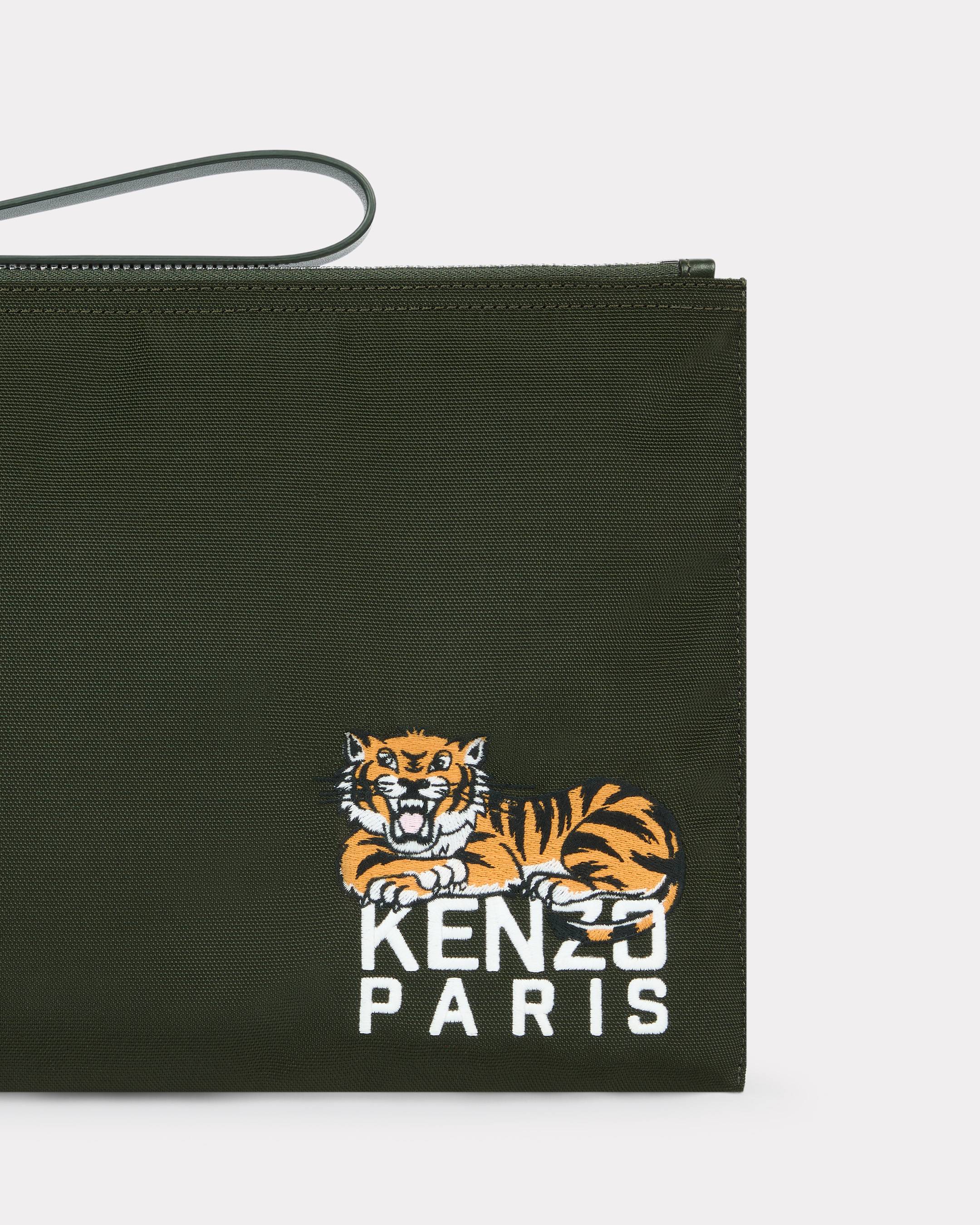 KENZO 寝袋 KENZO PARIS LOGO WEEKENDER DUFFLE BAG BLACK 