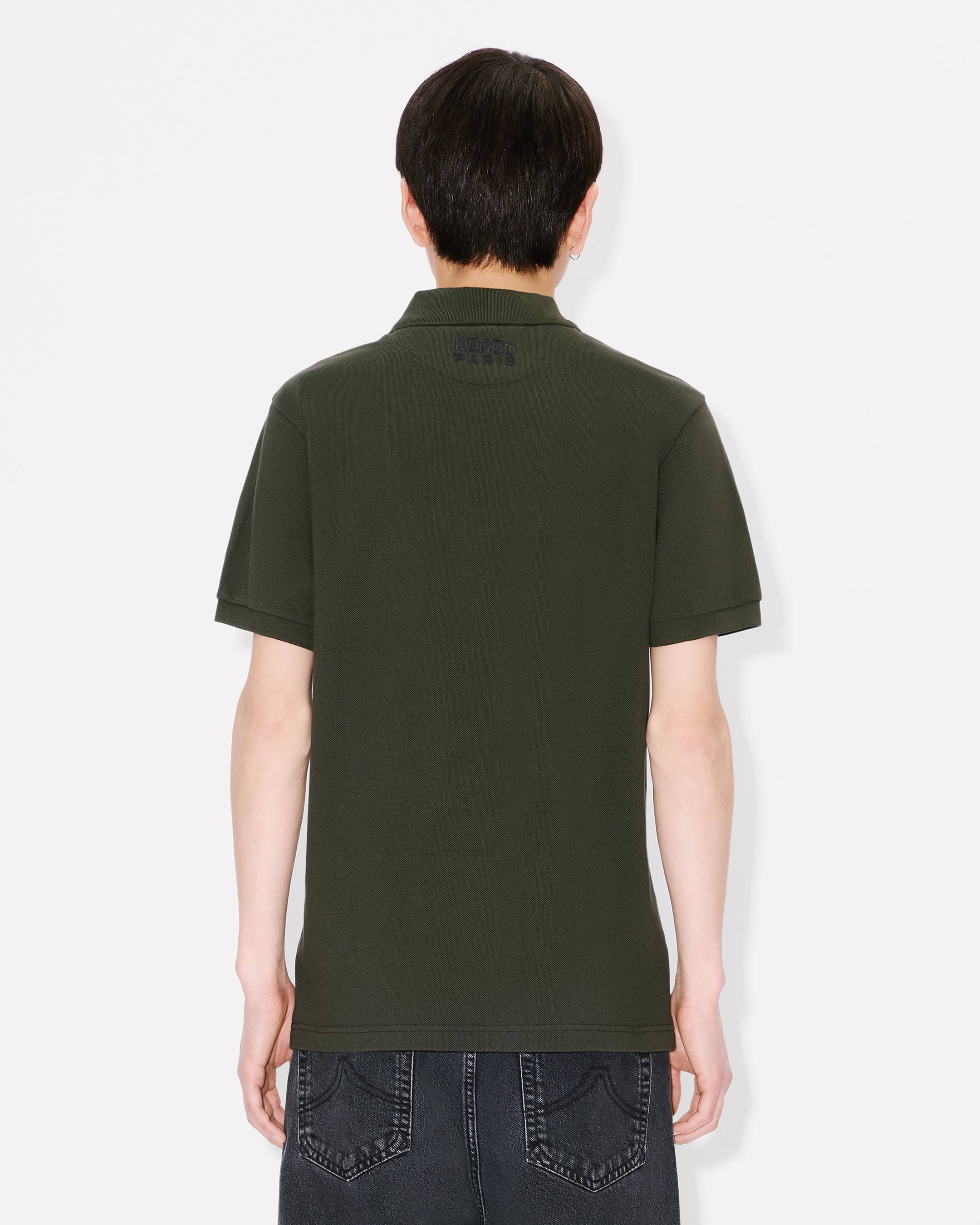 'KENZO Happy Tiger' embroidered slim polo in cotton
