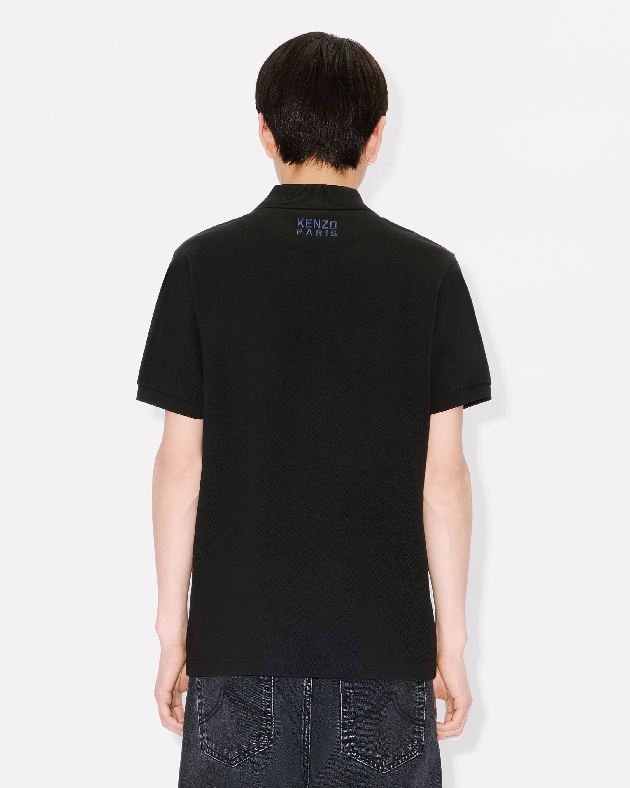 'KENZO Happy Tiger' embroidered slim polo cotton