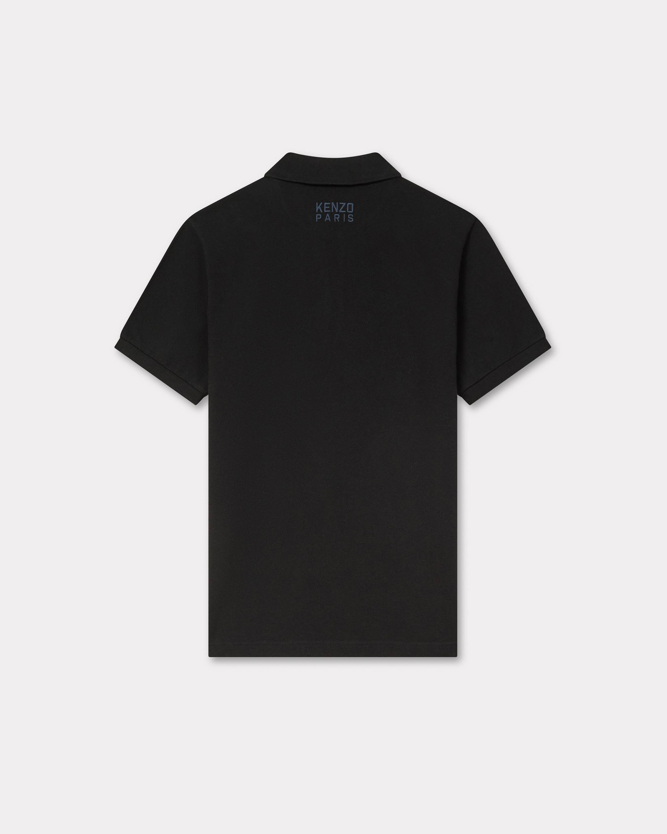 'KENZO Happy Tiger' embroidered slim polo in cotton