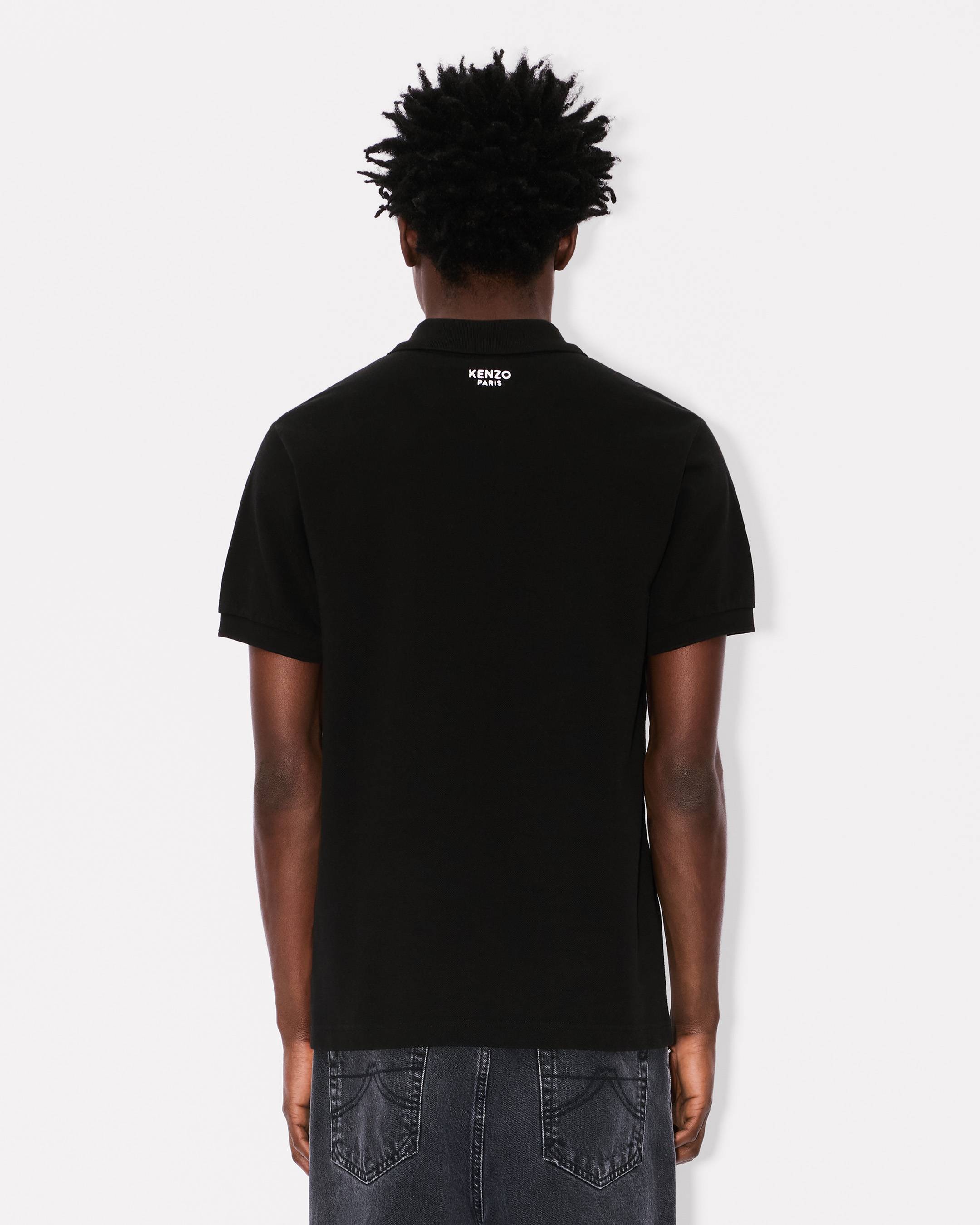 'Boke Flower' embroidered slim polo
