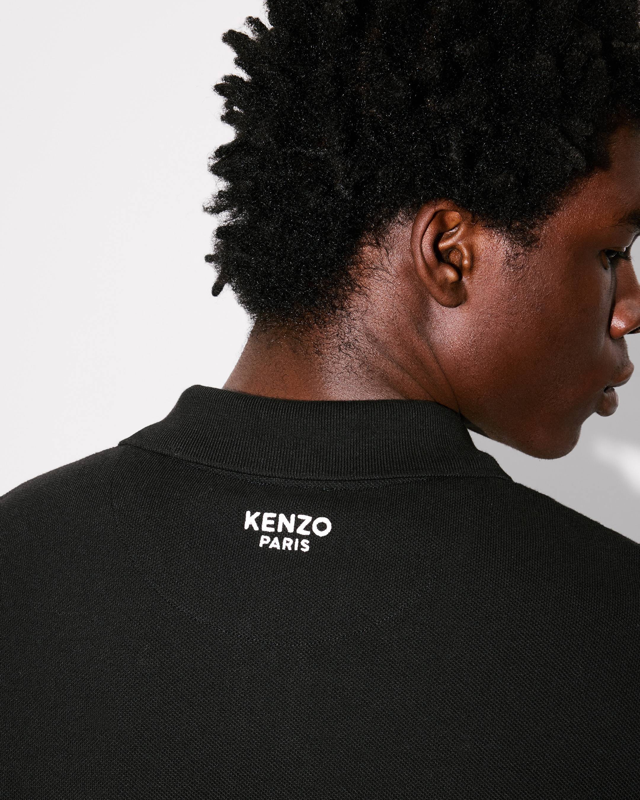 'Boke Flower' embroidered slim polo