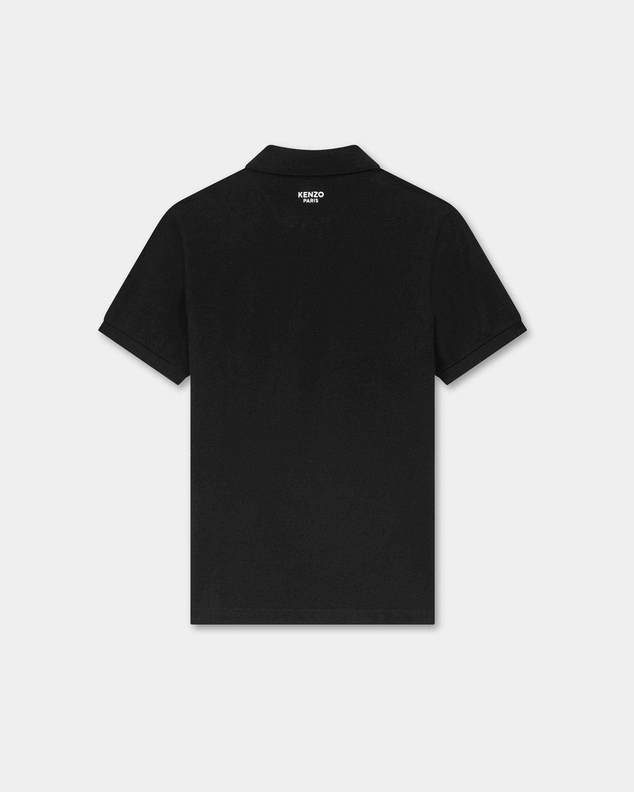 'Boke Flower' embroidered slim polo