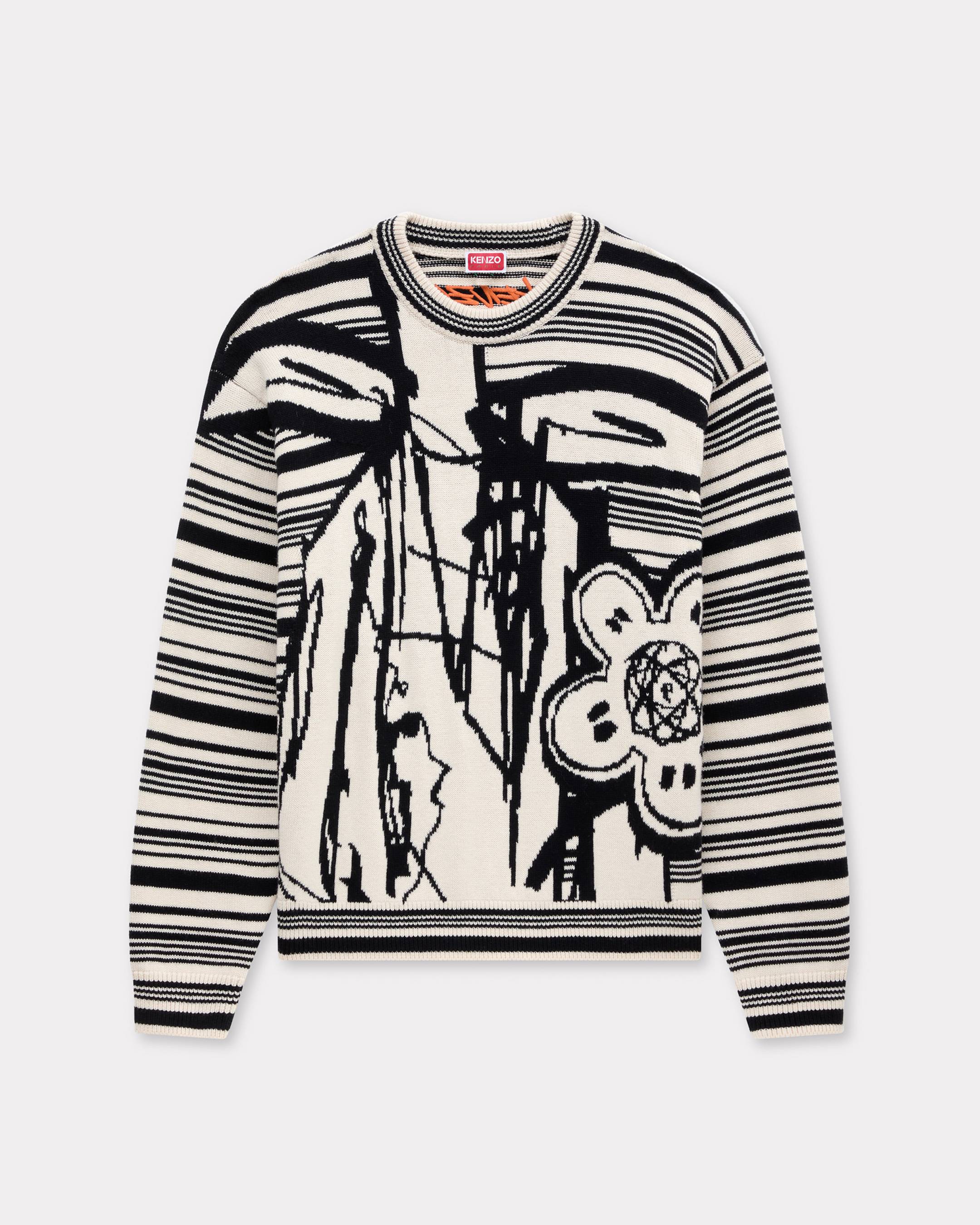 'Kenzo x Futura 2000' jumper in wool and cotton