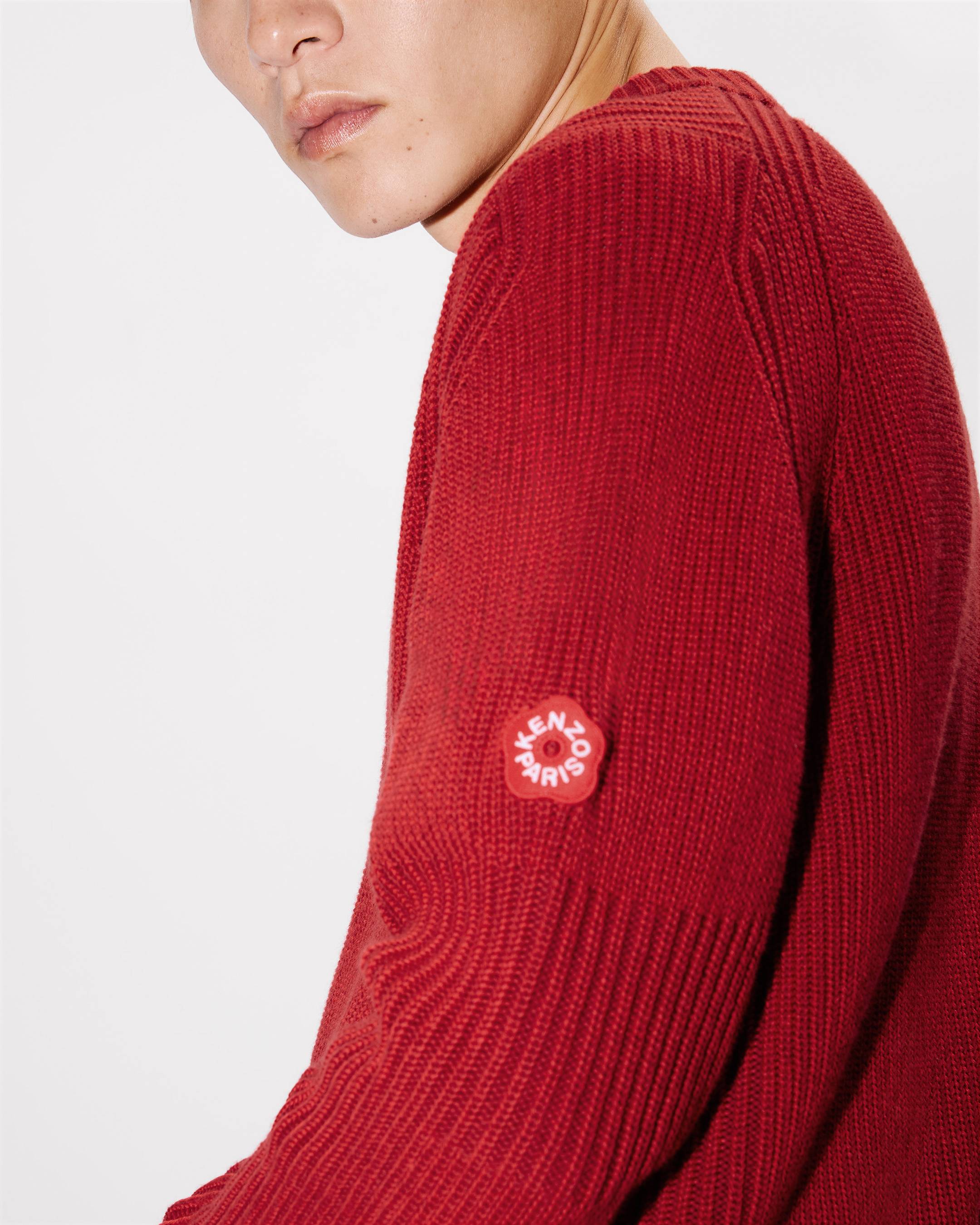 'Boke Flower 2.0' embroidered jumper in cotton wool