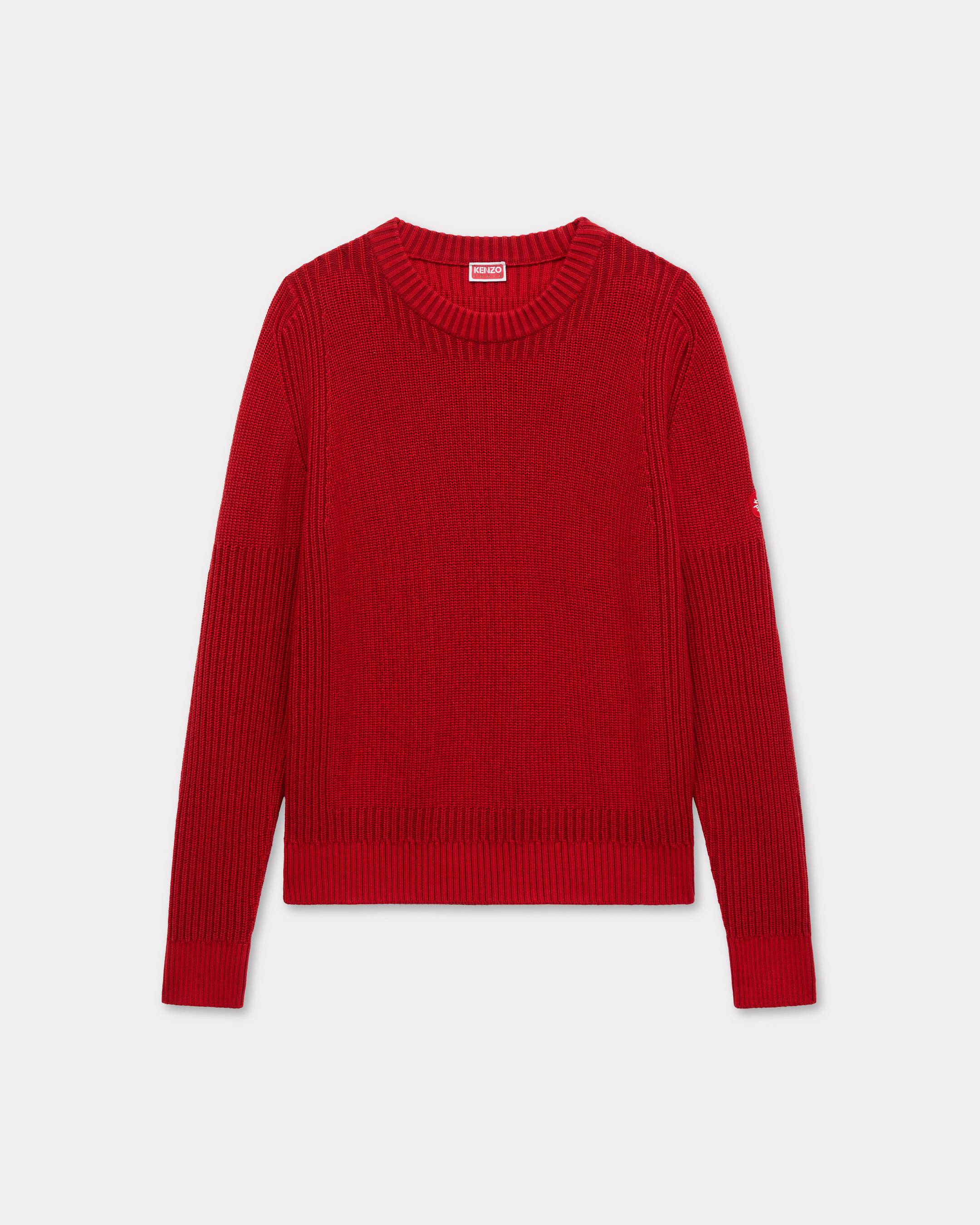KENZO 'Boke Flower 2.0' Embroidered Sweater Wool, Man, Red, Size M,